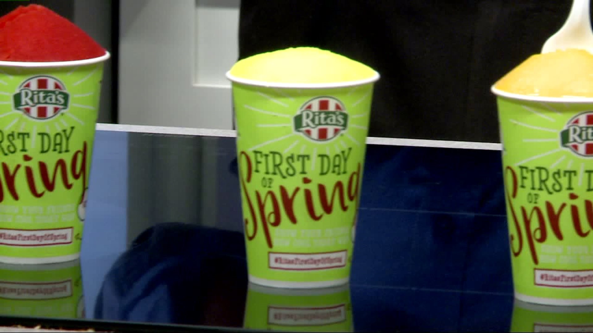 Rita`s continues first day of Spring tradition, offers free ice