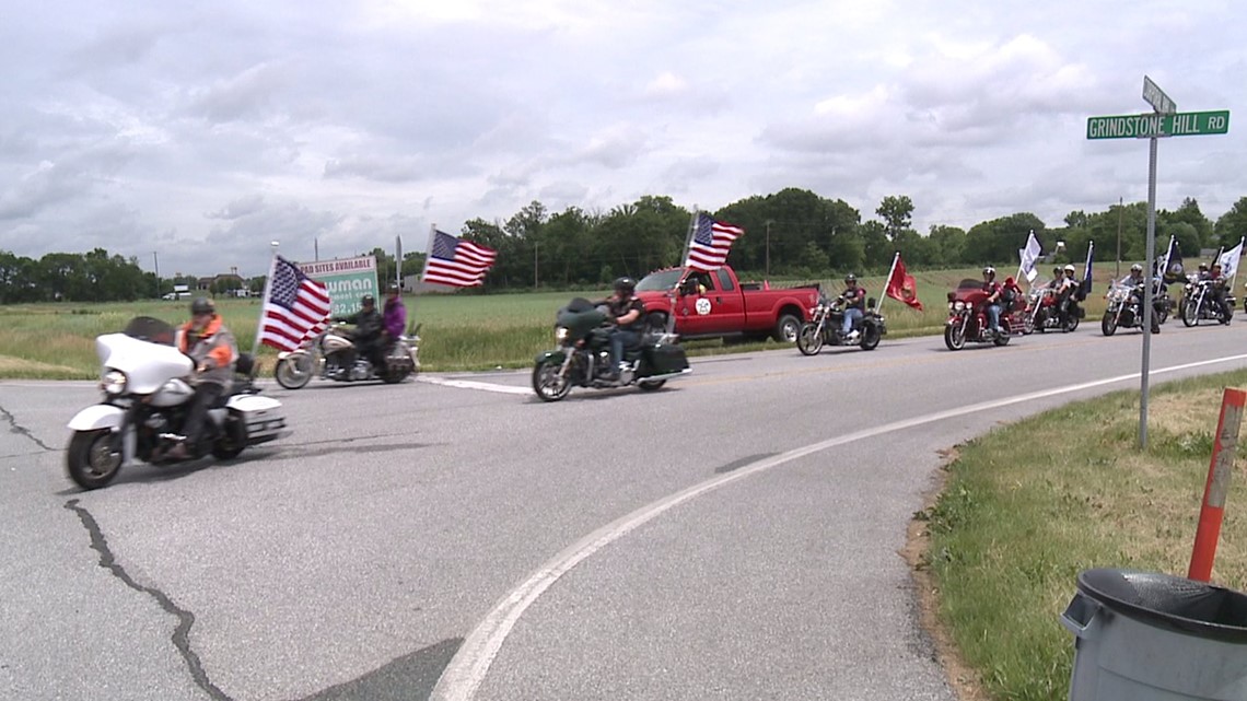 Bikers hit the road in Franklin County for Annual God Bless America