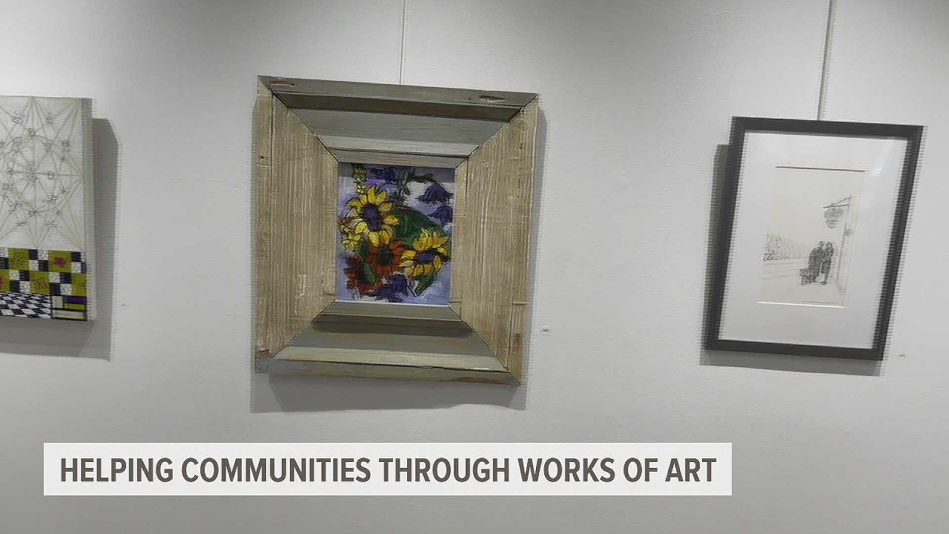 Creative York is showcasing "Art with Heart." Funds from the nine day virtual silent auction will raise money for outreach programs and children in the community.