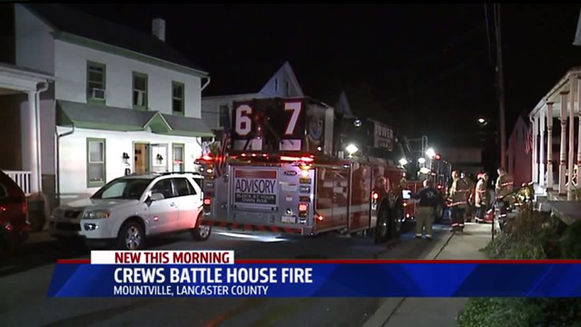 House fire ignites in Lancaster County