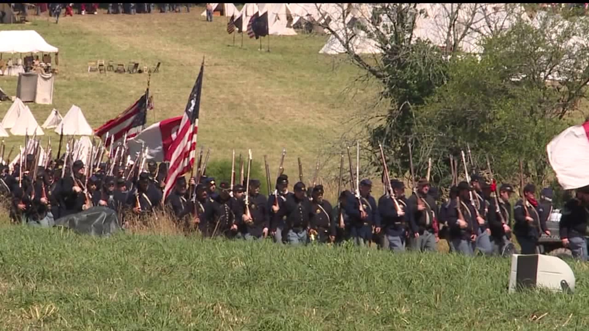 155th Anniversary of the Battle of Gettysburg Reenactments held in