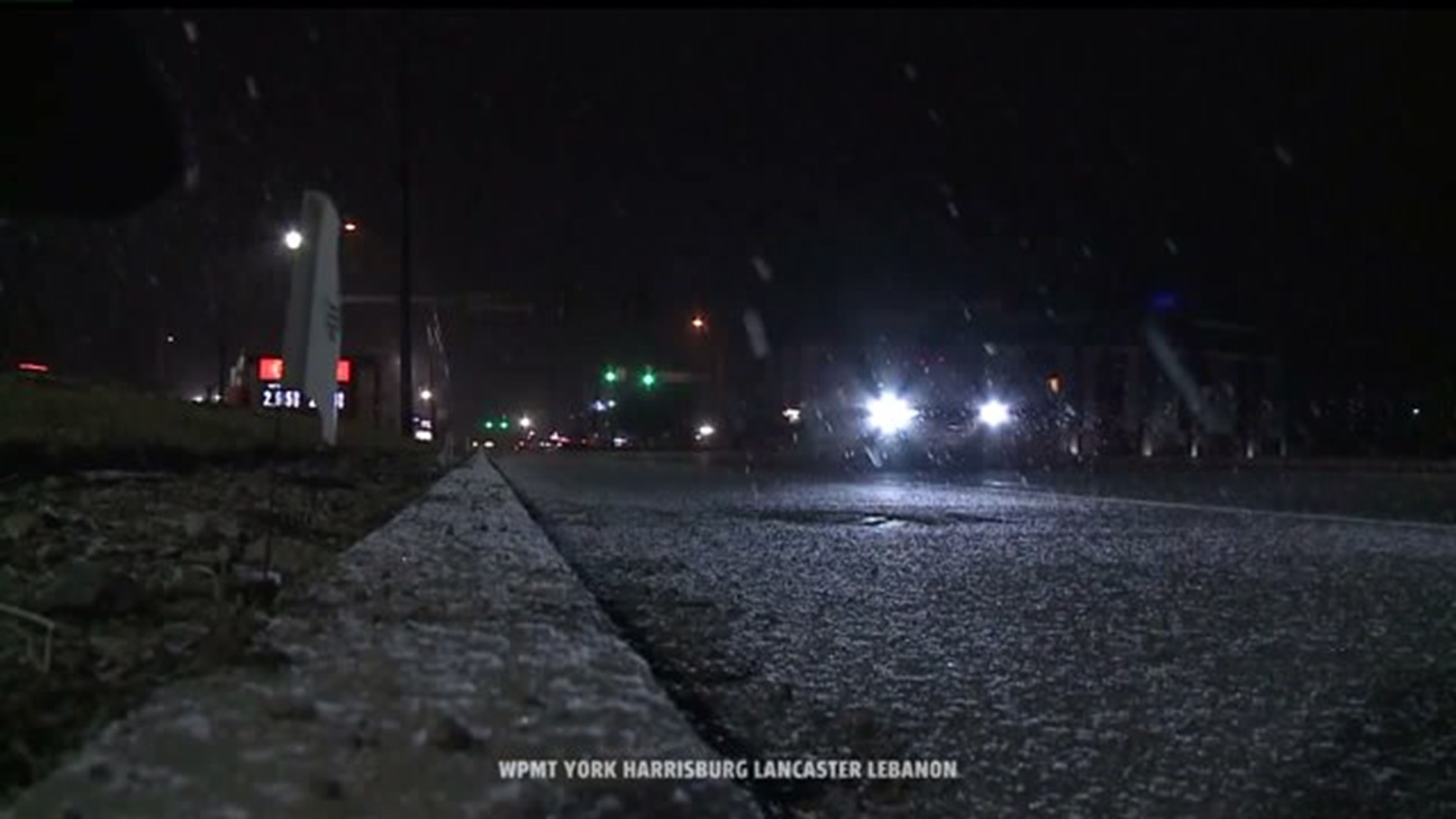 Drivers face snowy conditions