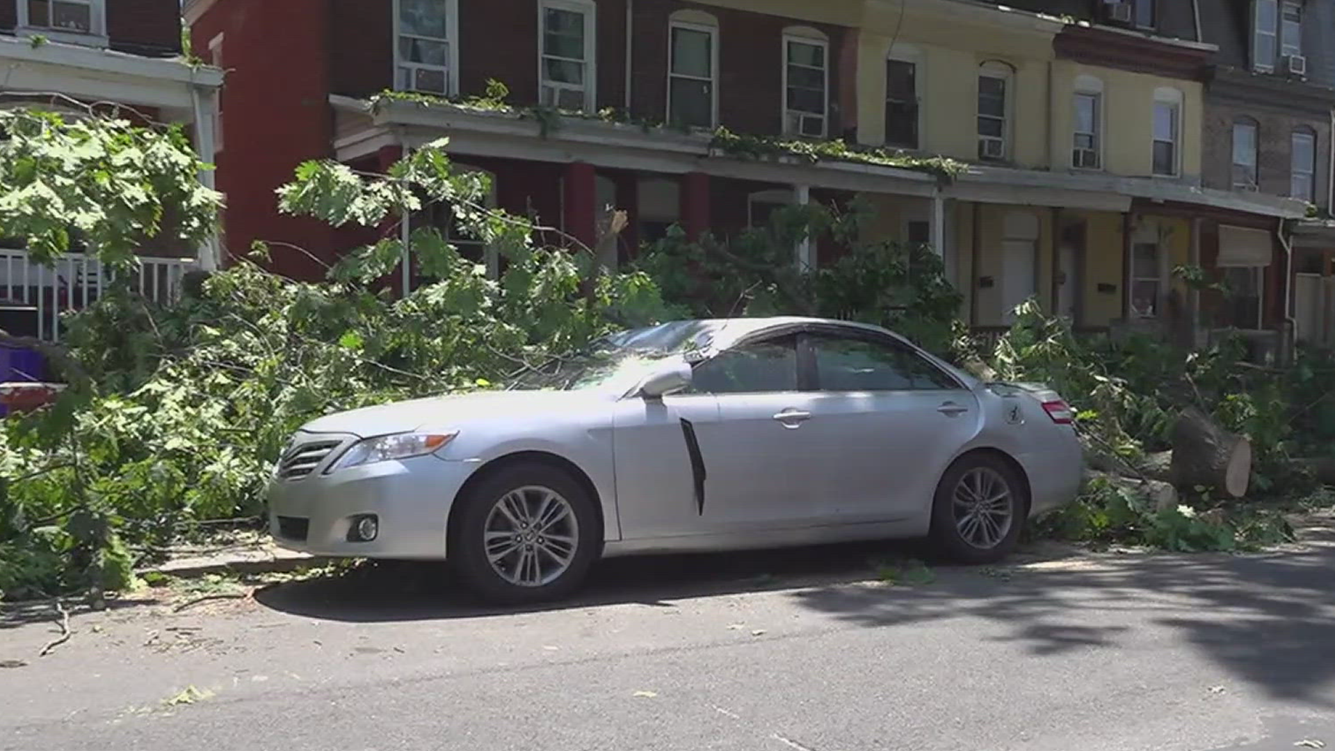 From Allison Hill to Front Street, residents all across Harrisburg worked hard to clean up the remnants from Saturday's storms.