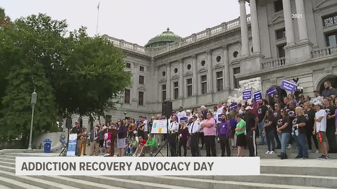 Organizers gather in Harrisburg to take a stand against drug and alcohol abuse, 2