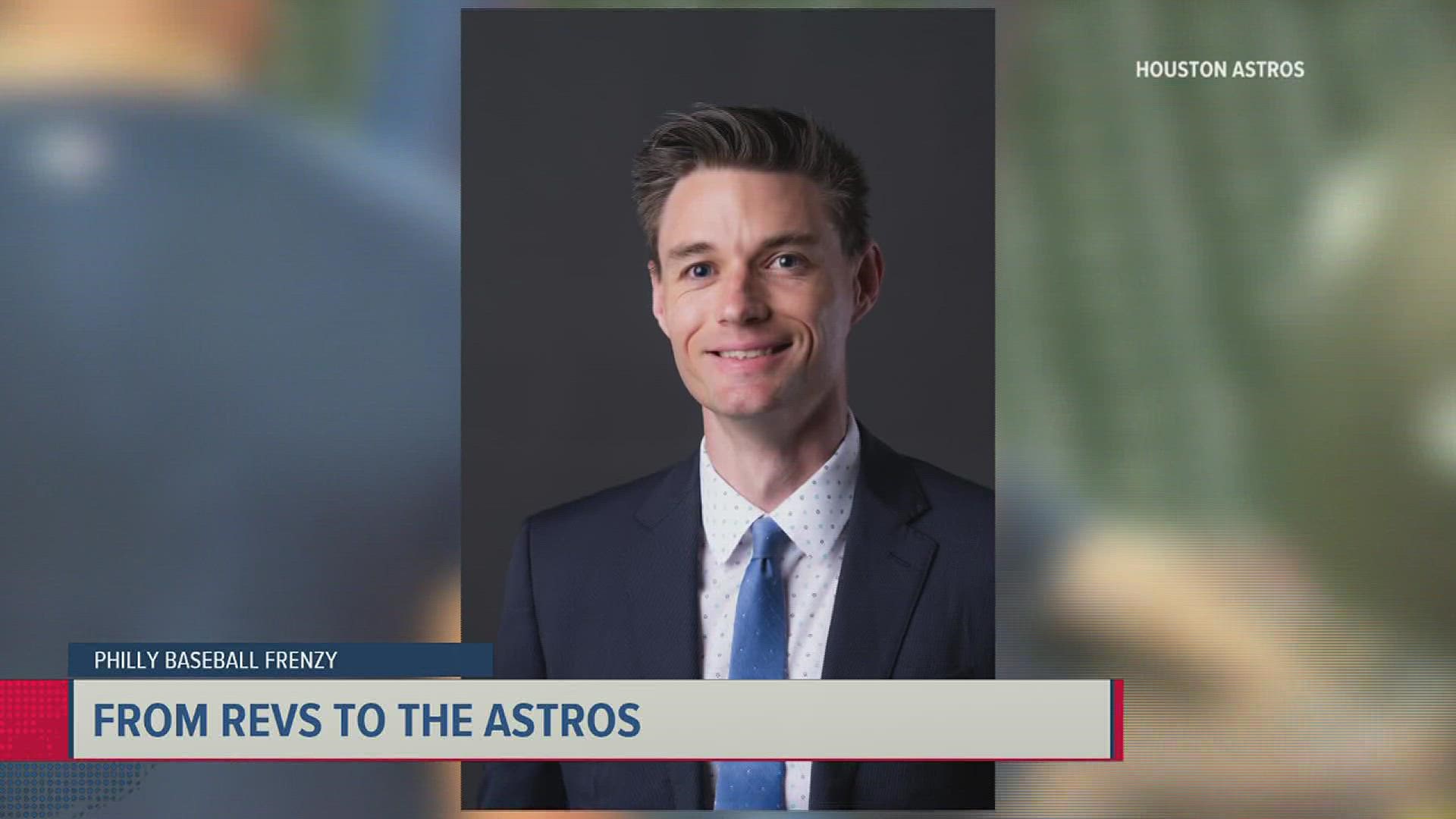 Andrew Ball had an internship with the Revs that started his career in baseball.