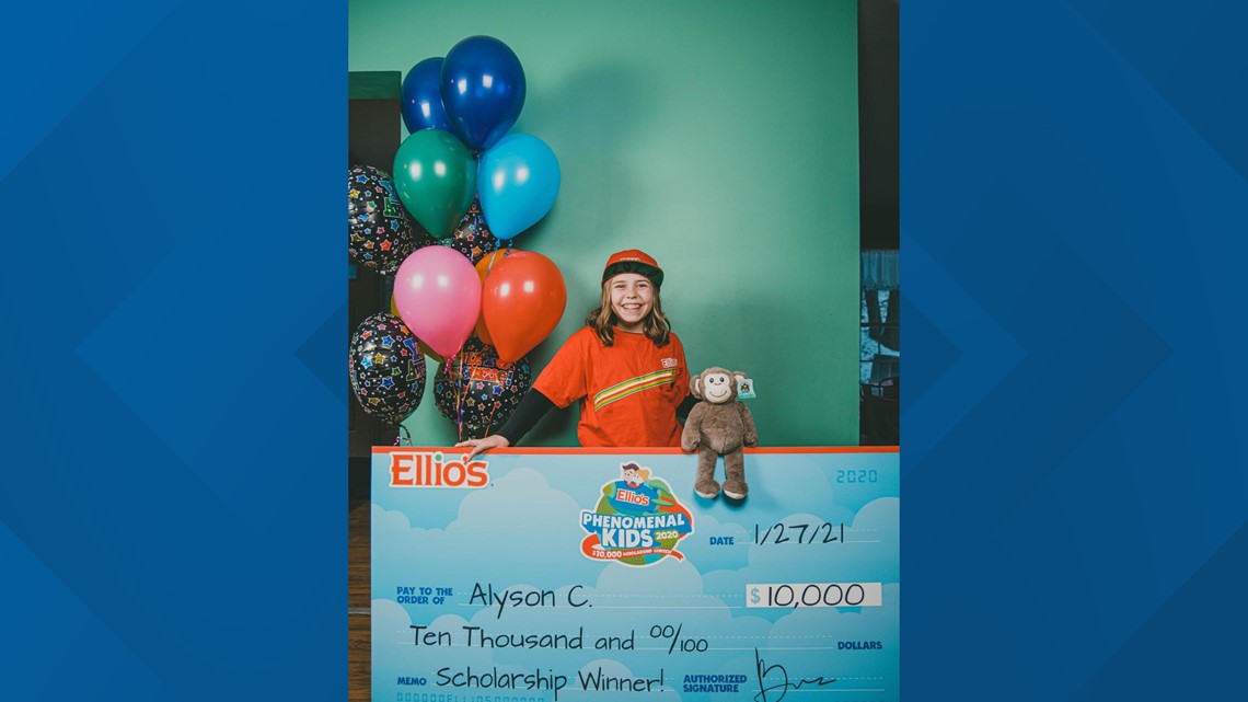 Girl wins $10,000 scholarship from Ellio's Pizza - Vimarsana News
