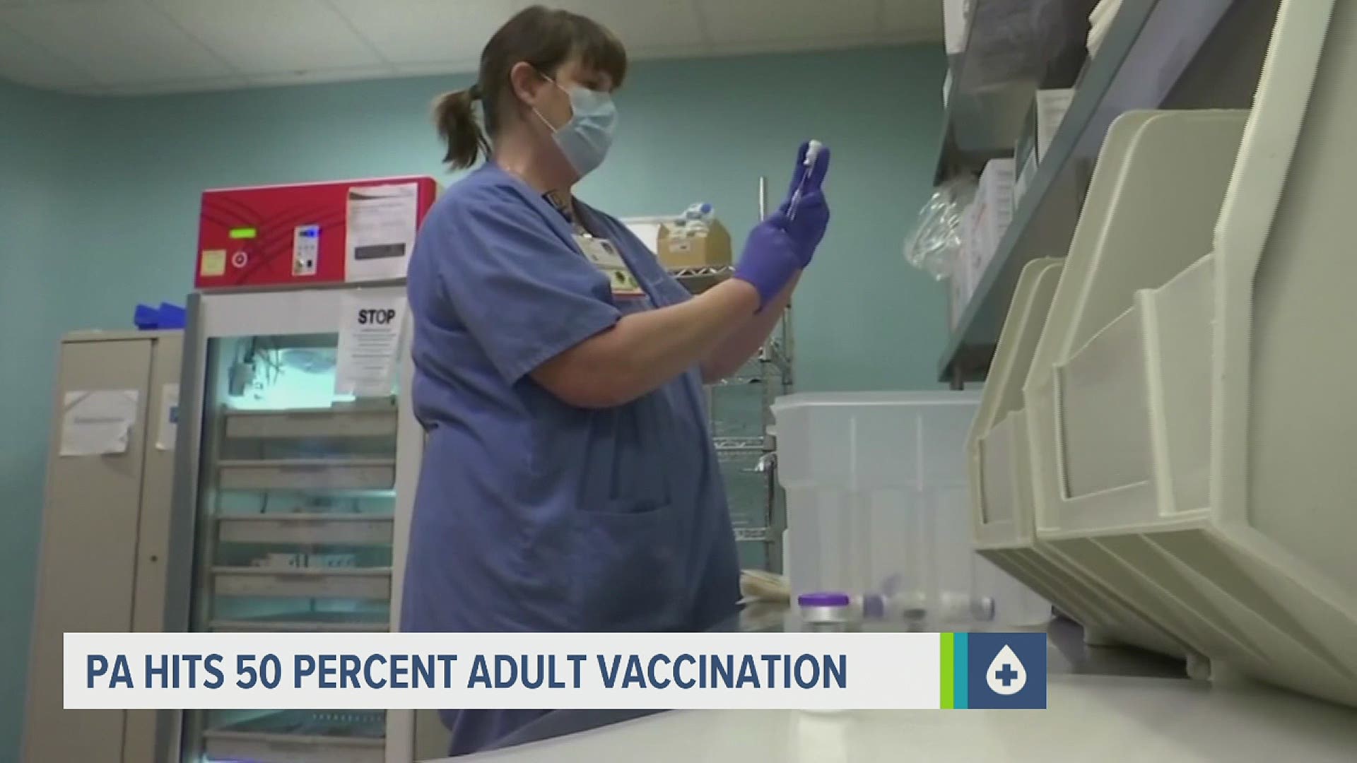 The 50 percent vaccination the state closer to the 70 percent threshold set to remove all mask requirements.