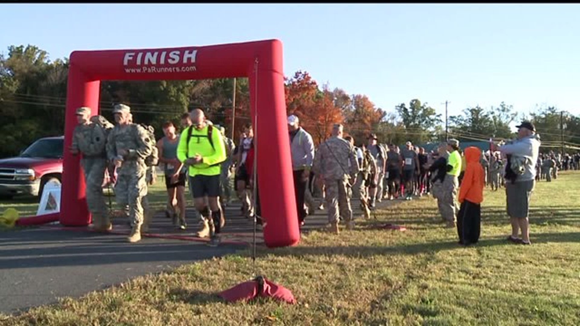 Hundreds walk in annual ‘March For The Fallen’ at Fort Indiantown Gap