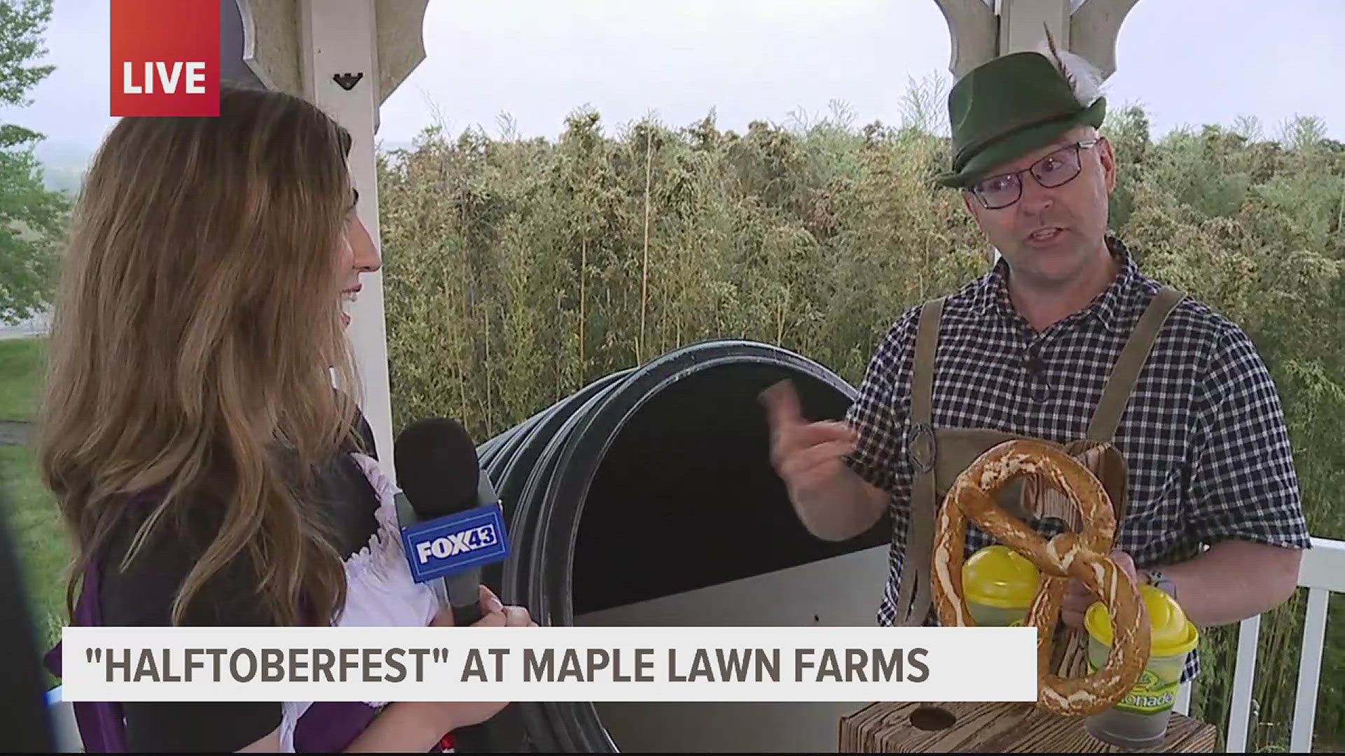 The York County farmers market and orchard is celebrating the halfway point to Oktoberfest with German-themed special events this weekend.