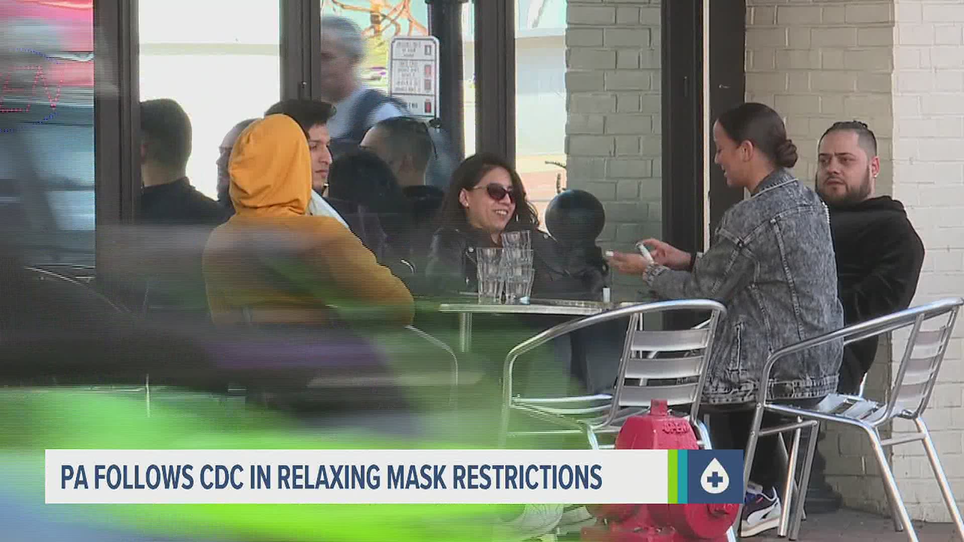 New CDC mask guidance coupled with Pennsylvania’s own mask restrictions, business owners said they were the ones left to enforce a confusing set of guidelines.