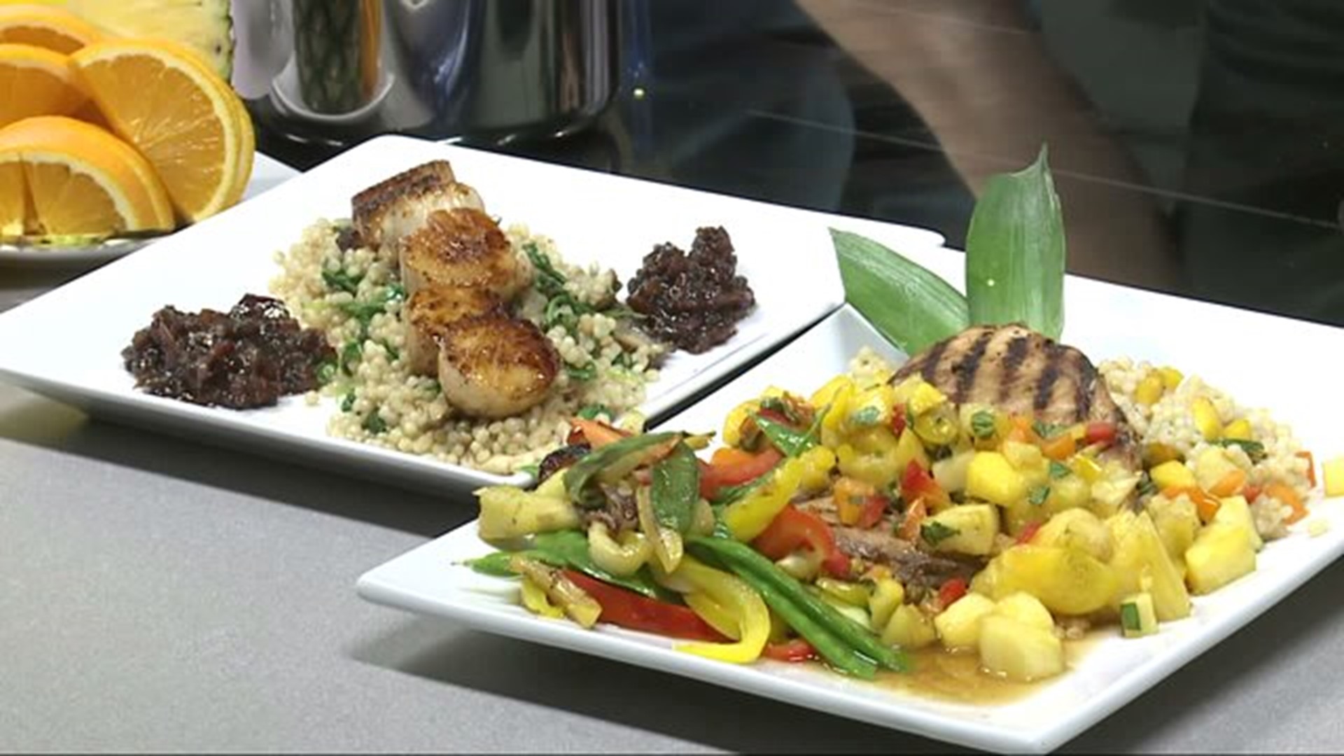 Serving up dishes from the sea with Olivia`s Authentic Mediterranean Cuisine: Final presentation