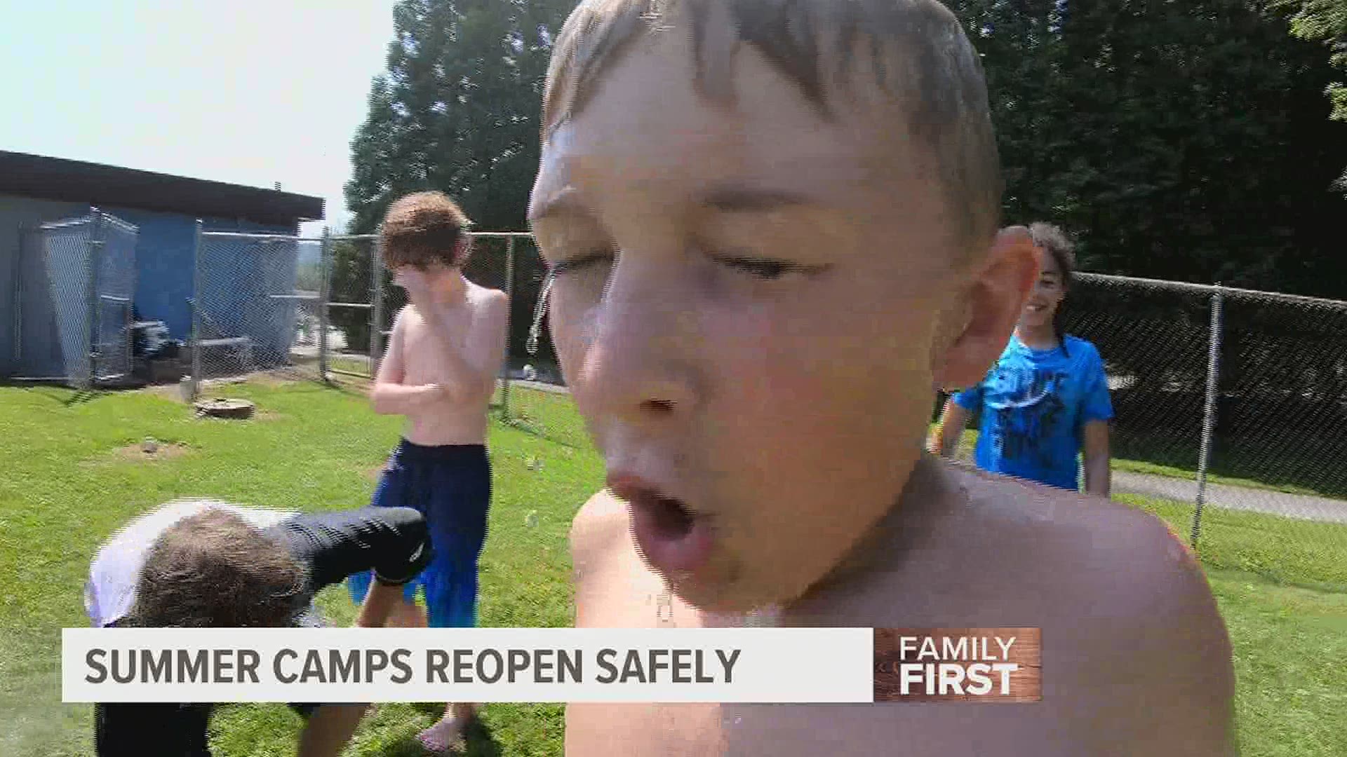 After a year away due to the pandemic, many camps are reopening this season with CDC-recommended mitigation efforts in place to keep children safe.