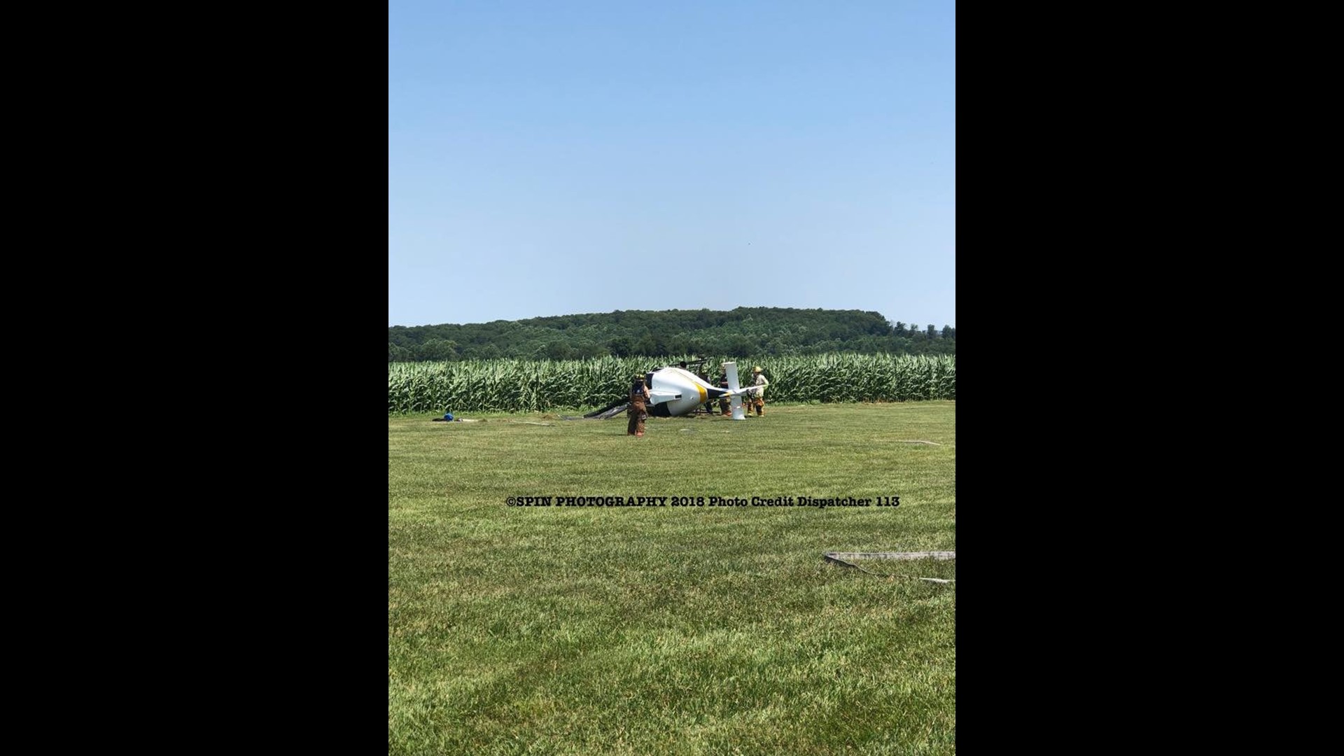 Helicopter crash in North Hopewell Township