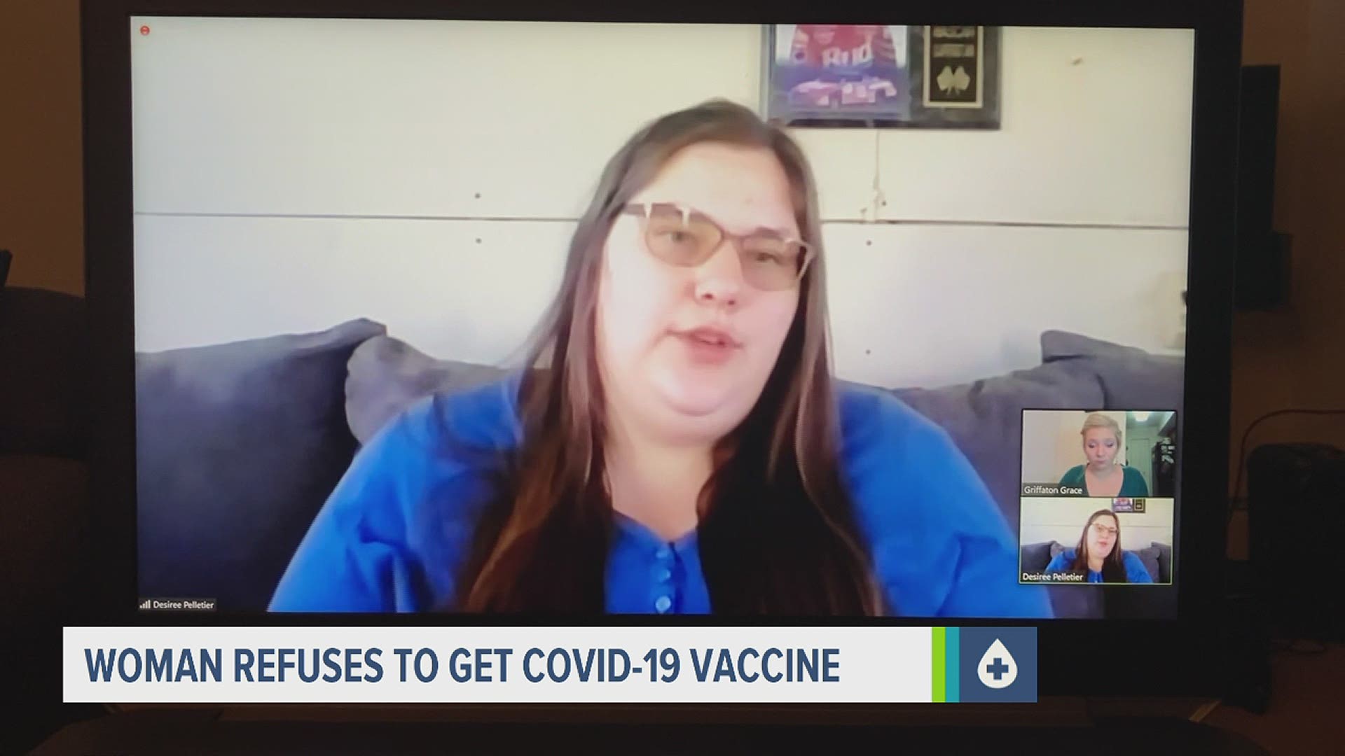 Desiree Pelletier of Newville says she is not anti-vaccination; she wants more time to decide if it's right for her body.