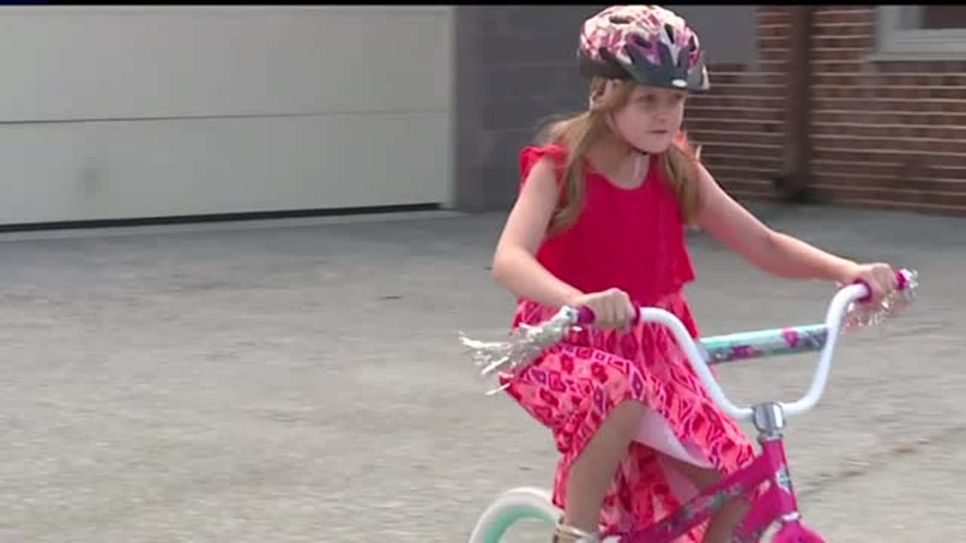 Police chief in York Co. gives little girl a big surprise after her bike was stolen