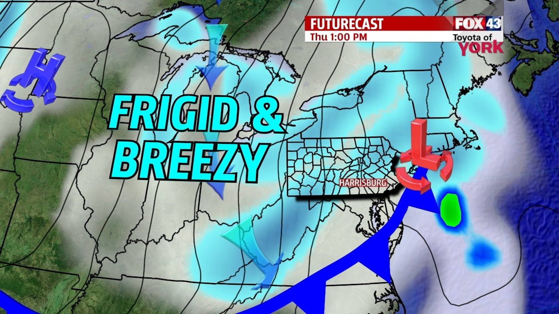 Brutally cold wind chills tonight through Friday | fox43.com