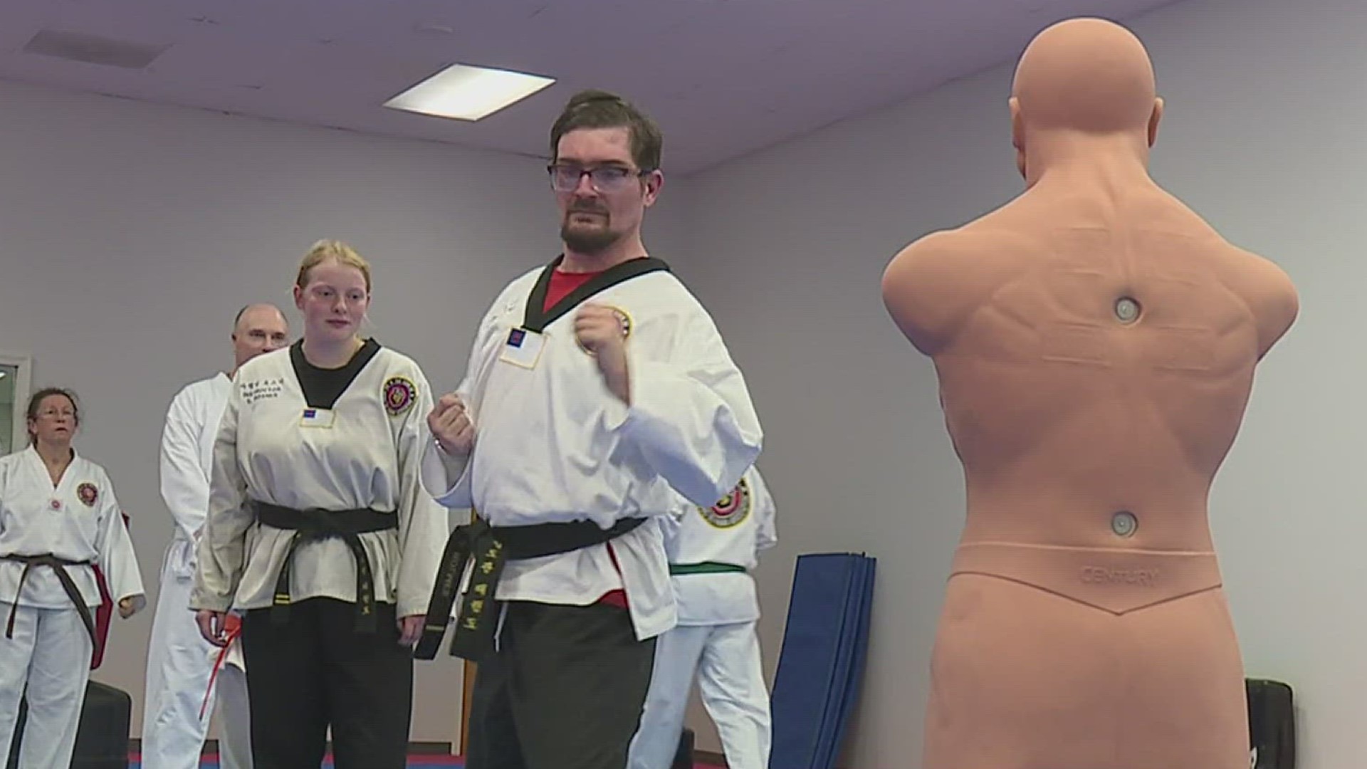 Despite his condition, Joshua Holmes never gave up and will continue to work towards another black belt, as long as he's able to.