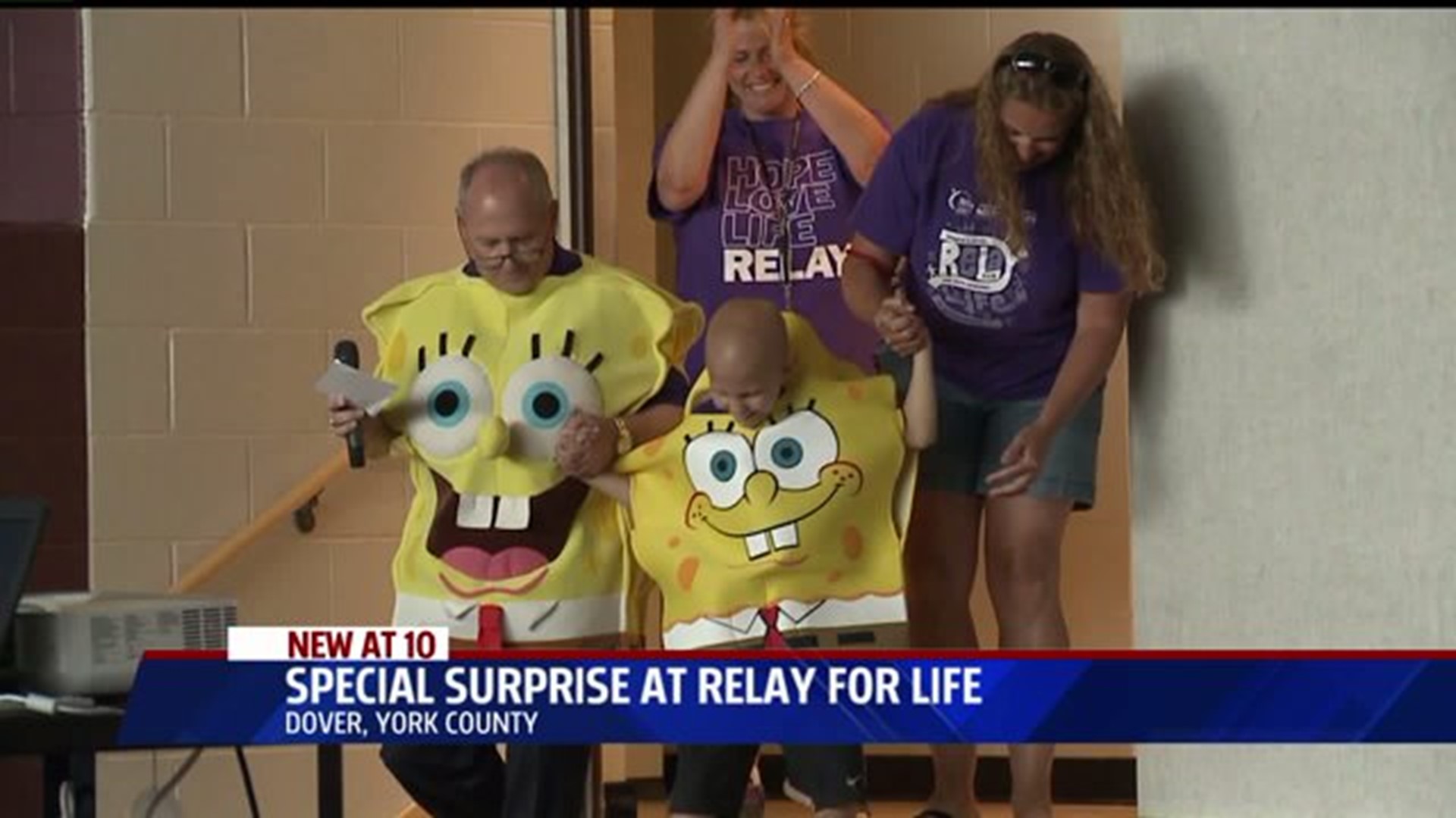 A Special surprise at Relay for Life
