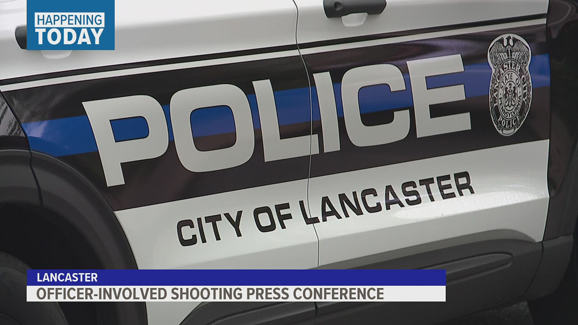 Officer Involved Shooting Press Conference in Lancaster