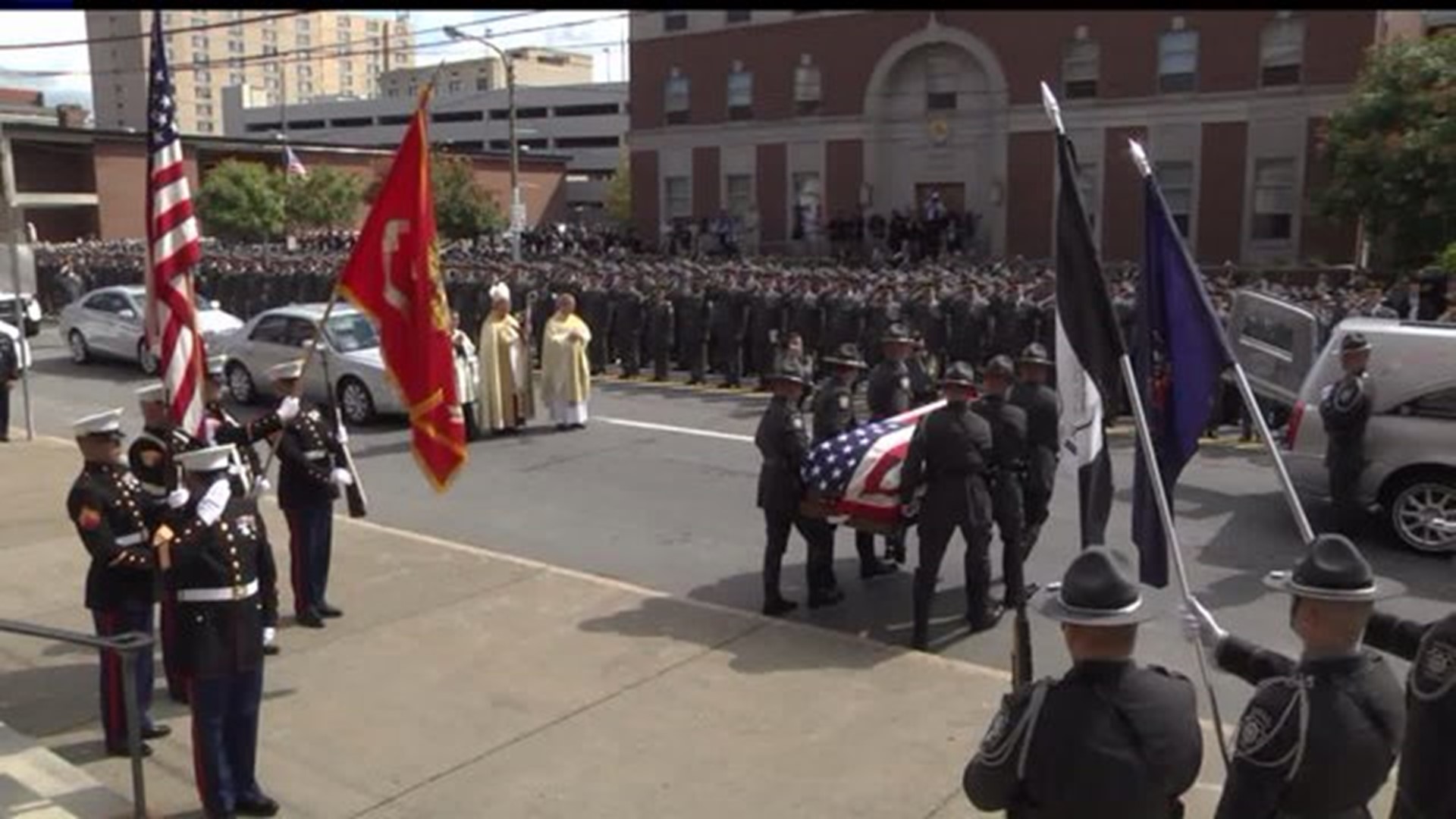 Funeral for Corporal Bryon Dickson