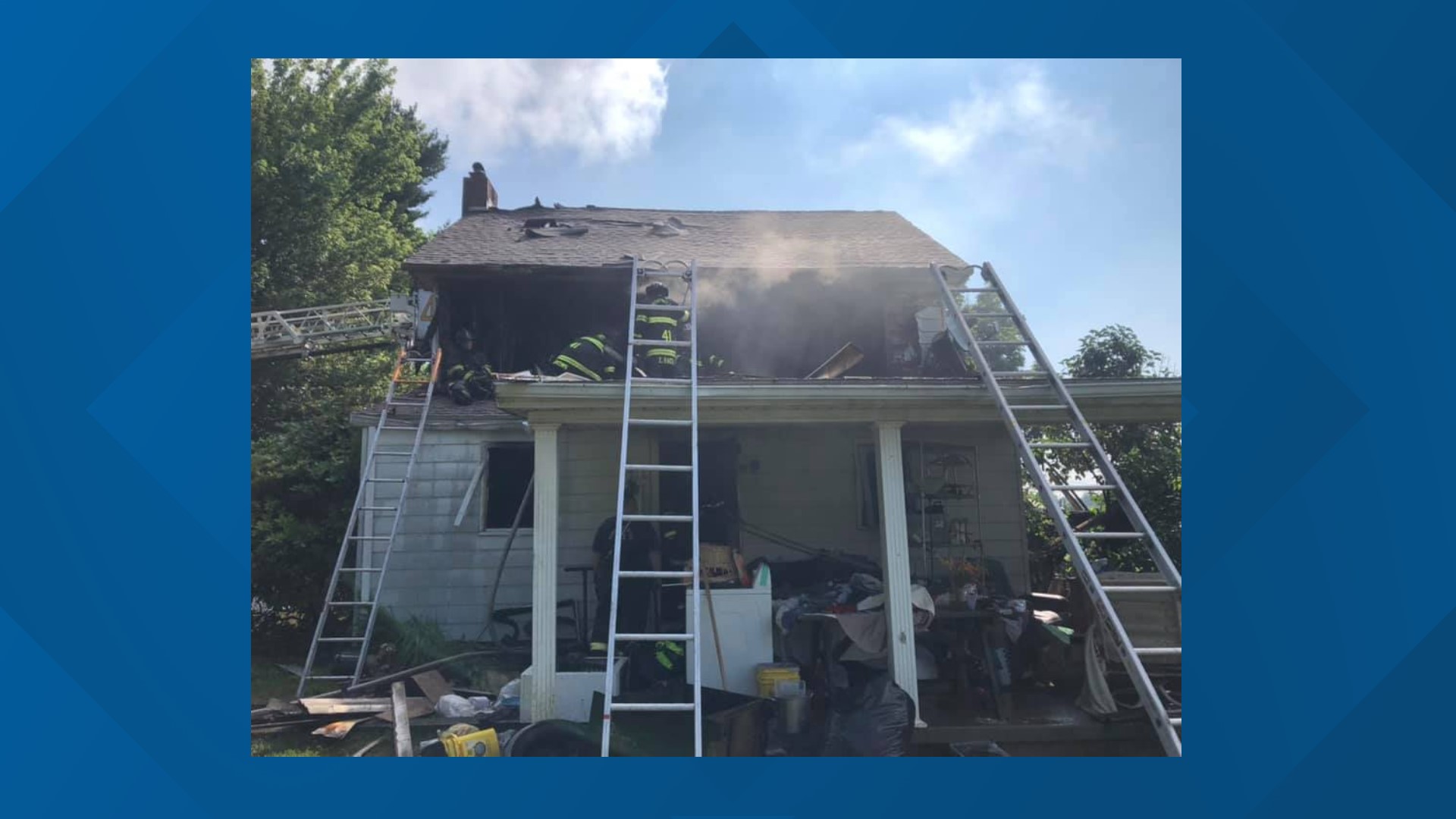 Units respond to single family house fire in York County