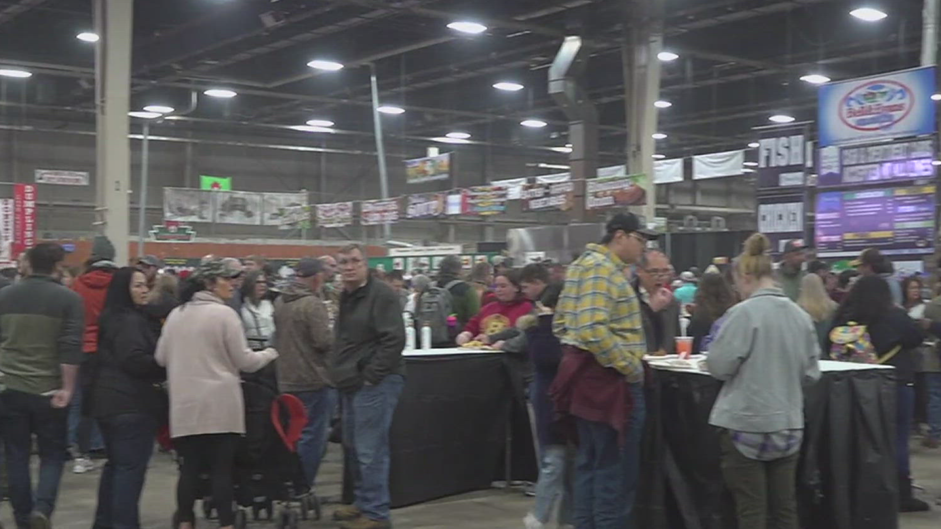 Families packed the Farm Show Complex to experience the animal exhibits and food court for the last time this week.