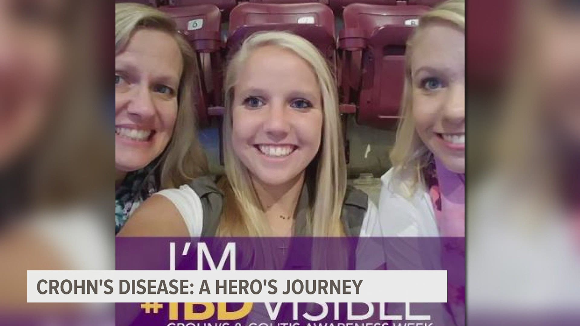 Holly Hoy of Mechanicsburg, Cumberland County, knows a thing or two about living with a Crohn's disease. The now 26-year-old was diagnosed at just 10-years-old.