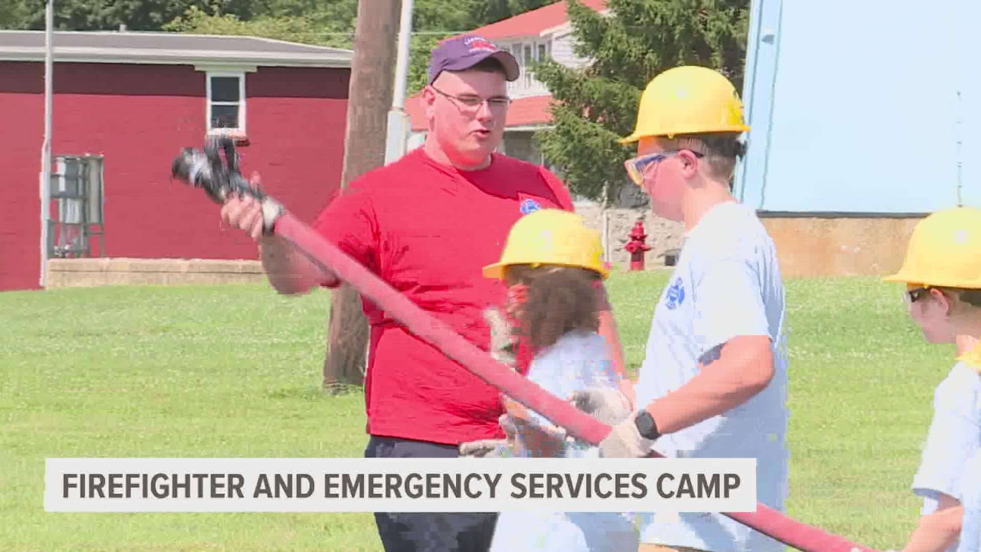 Children learned what it meant to be a first responder at the event hosted by Lafayette Fire Company in East Lampeter Township.