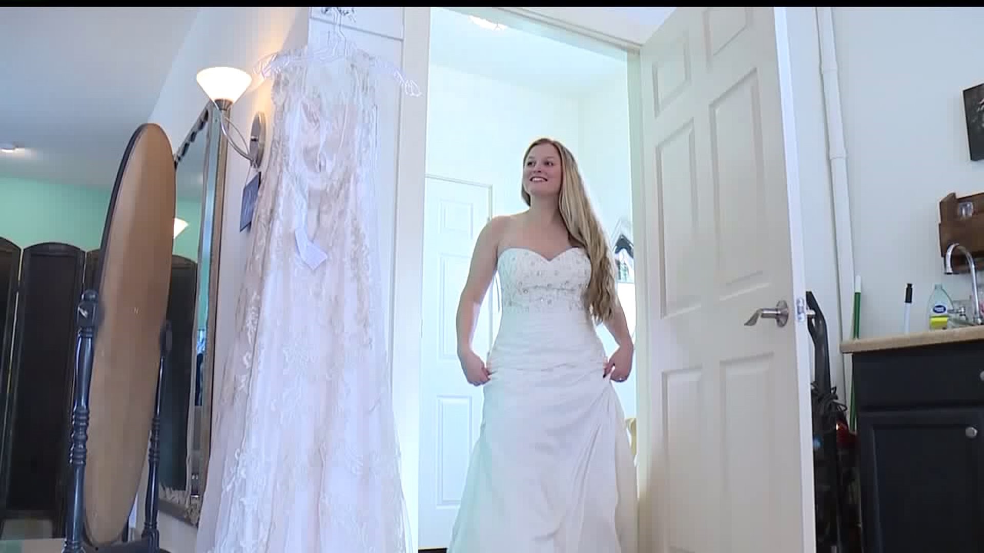 Bride says yes to dress at free Veterans Day giveaway