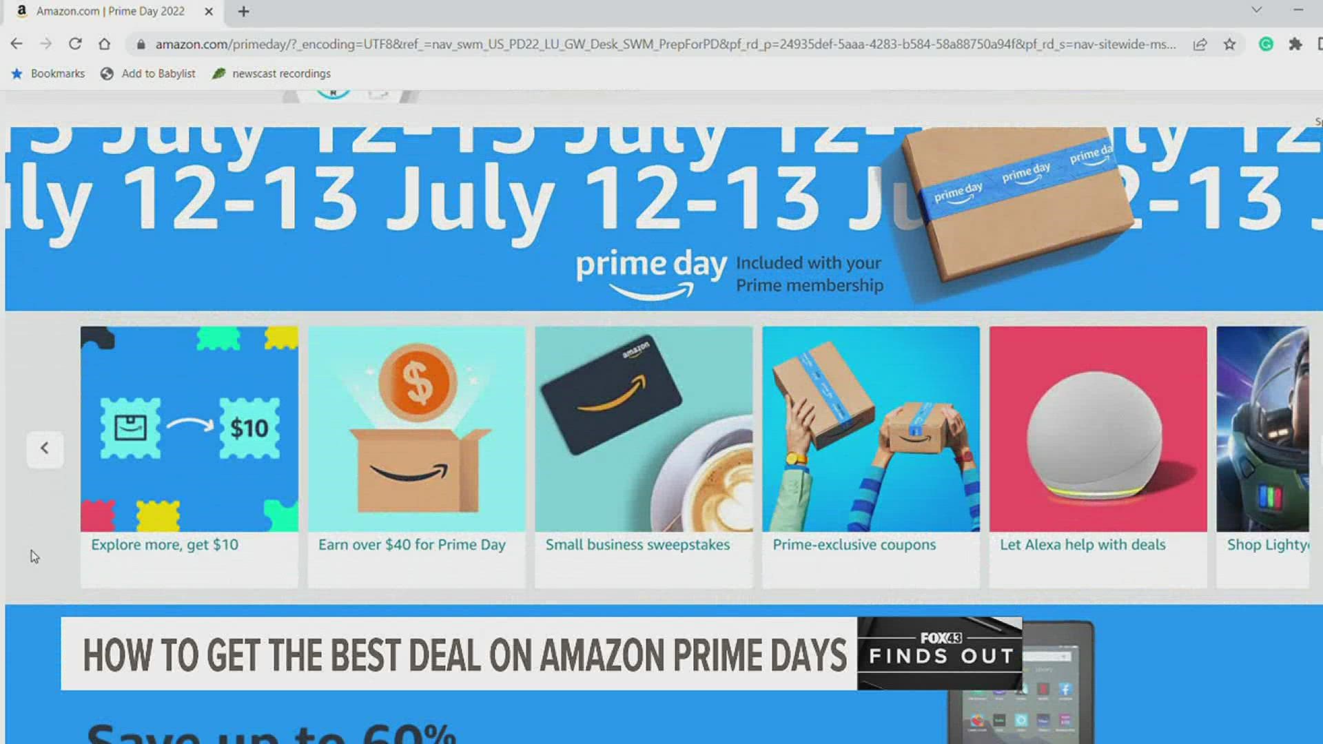 Amazon Prime Days are July 12th and the 13th, before you buy anything, FOX43 Finds Out how you can check to make sure you're not getting tricked by a deal.