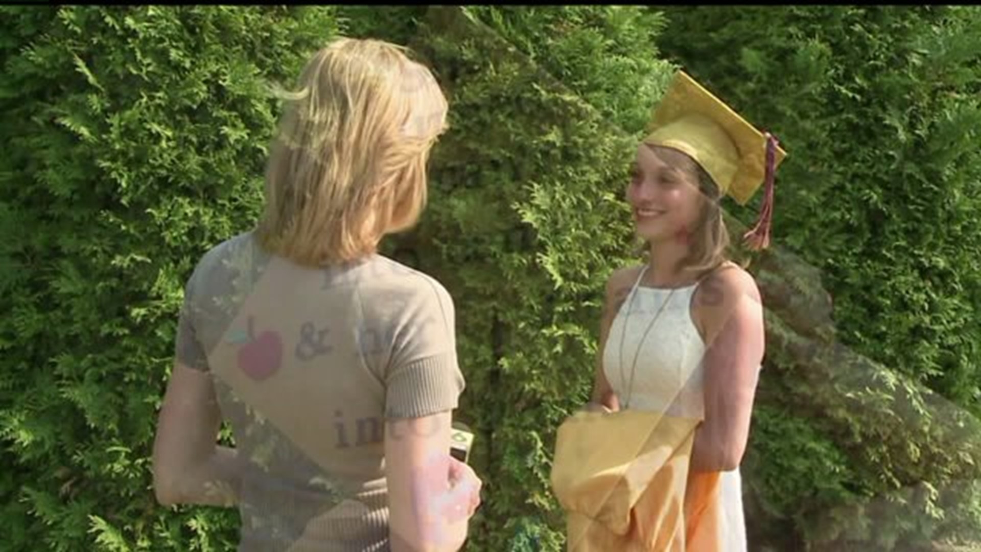 Teen battles through leukemia to graduate
