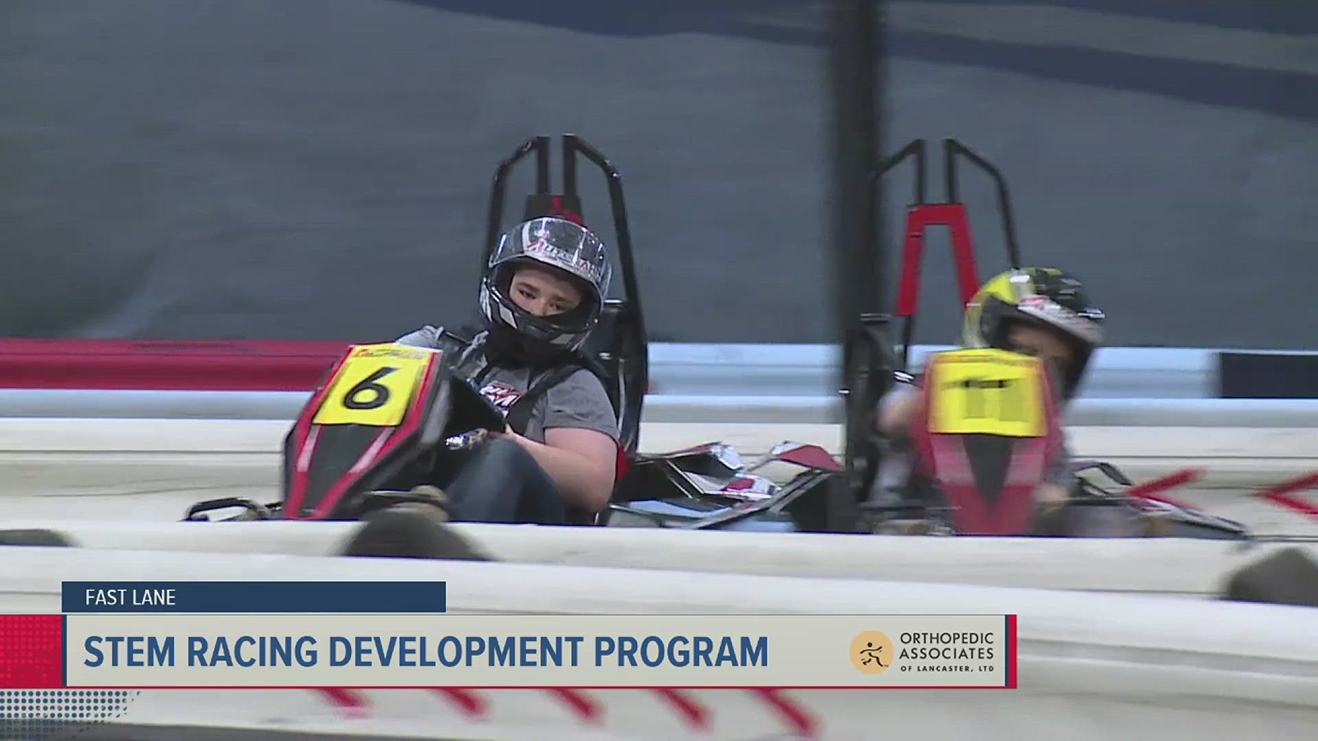 Driver Owen Dimm is leading the first Racing Development Program at Autobahn Indoor Speedway.