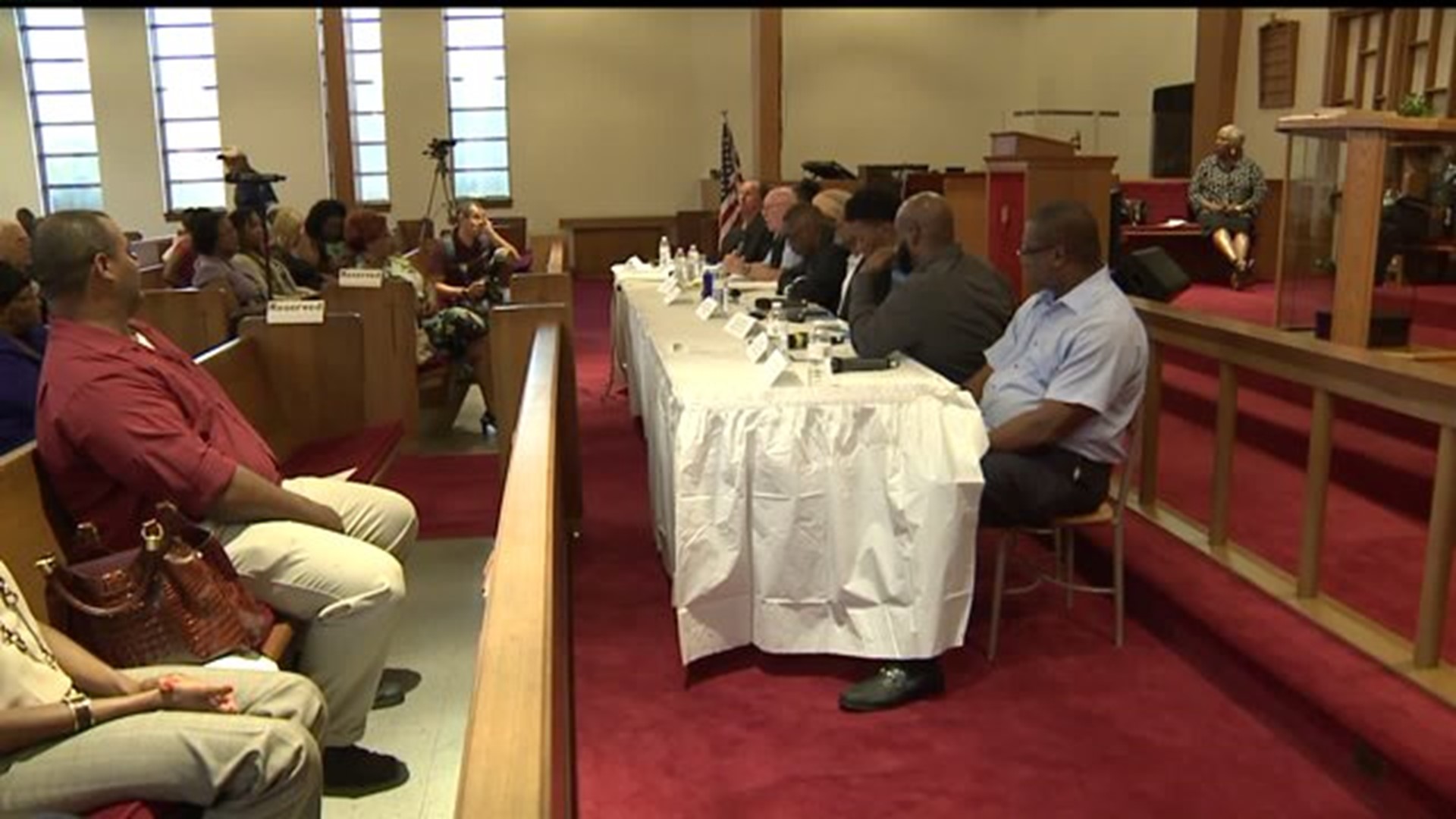 Community members in York discuss how to stop violence