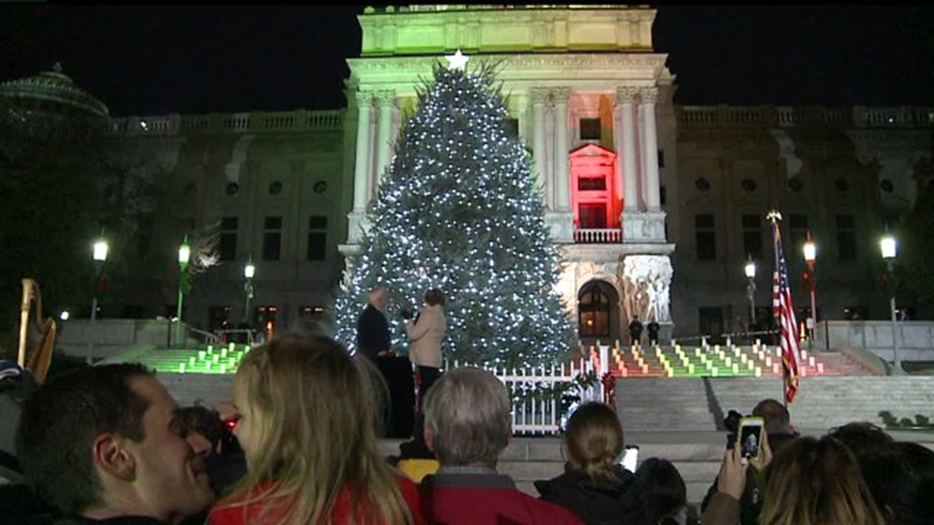 Governor Corbett Host Capitol Tree Lighting Ceremony