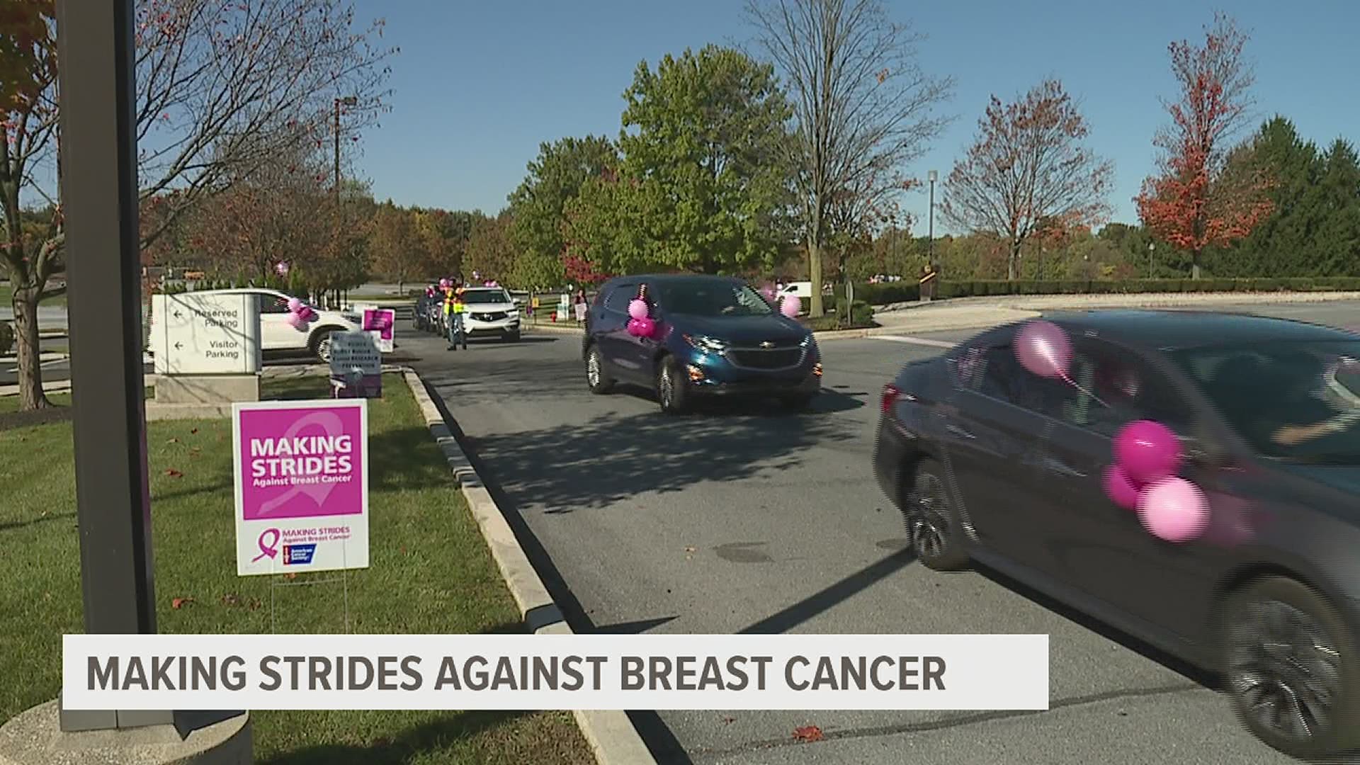 Thousands showed up to help raise money to support breast cancer research