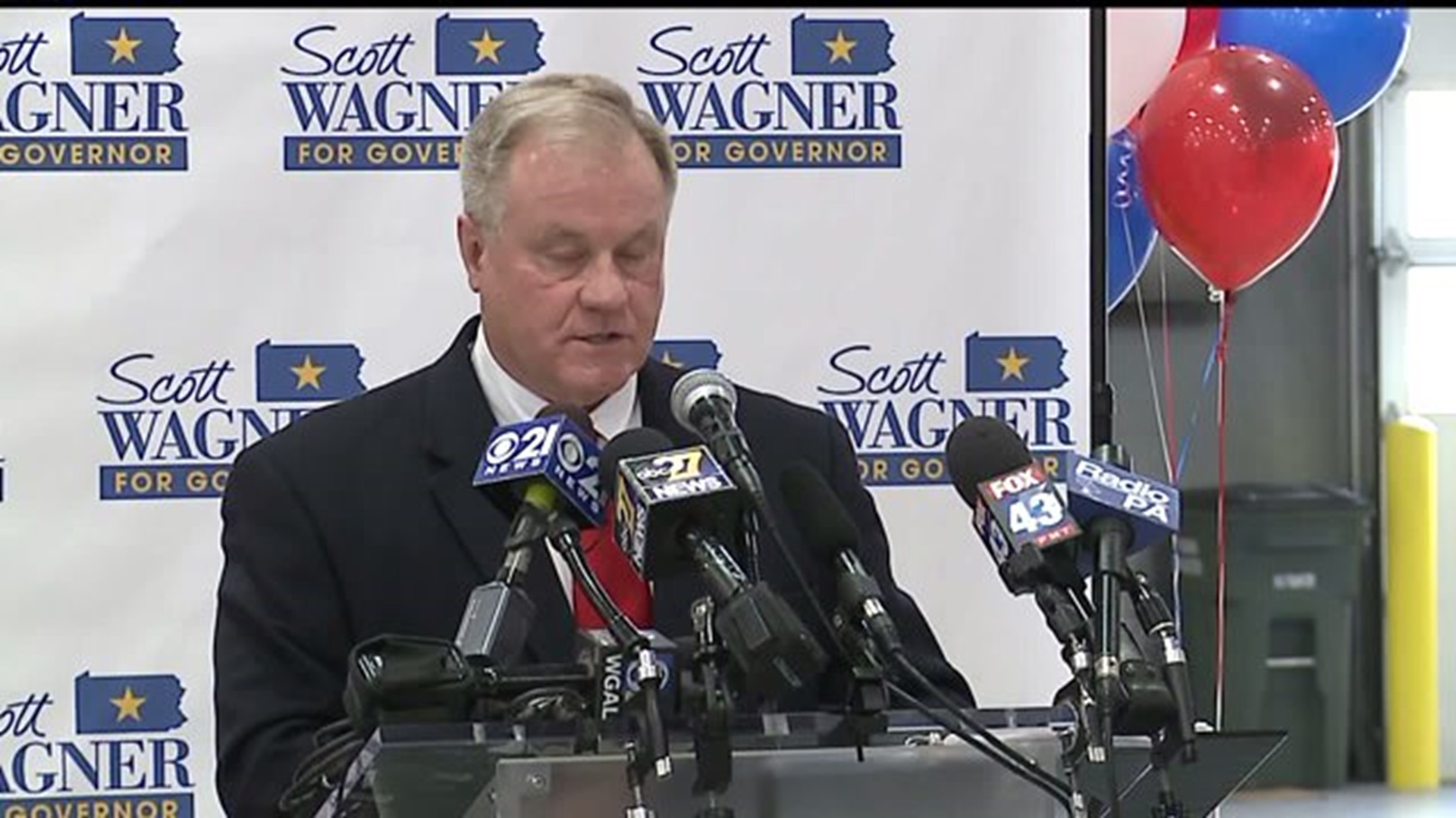 State senator Scott Wagner announces bid for governor