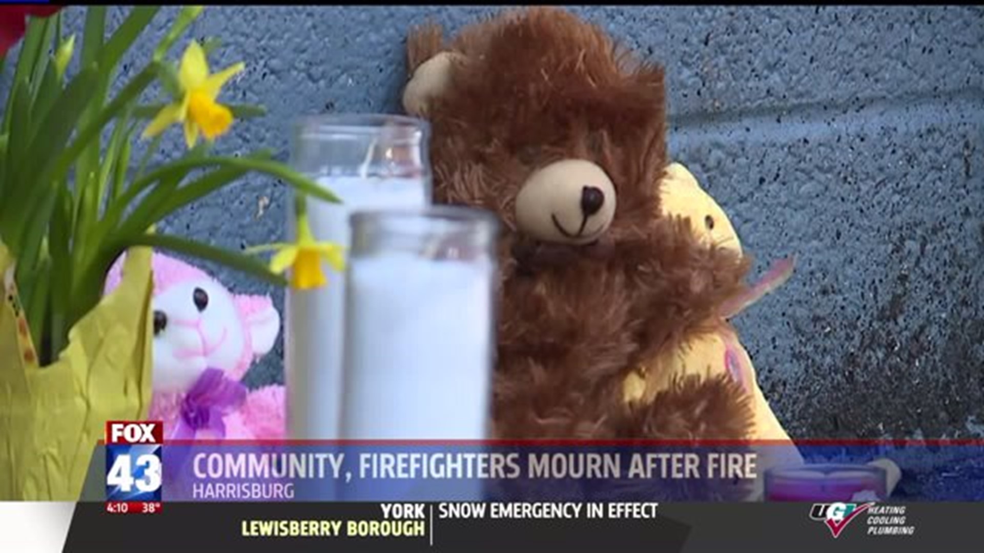 Community and Fire Fighters mourn