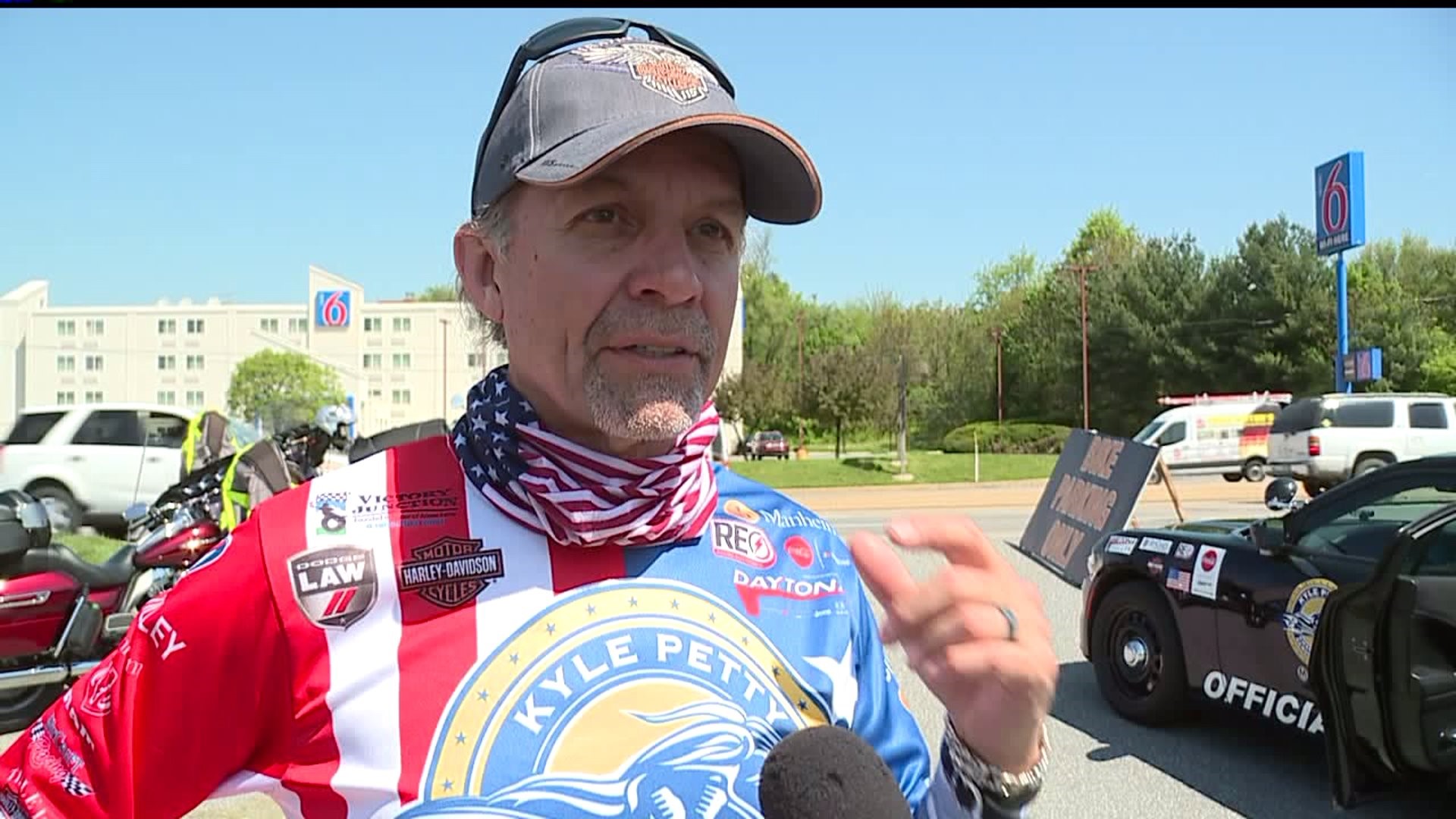 Kyle Petty Charity Ride makes stops in Central PA