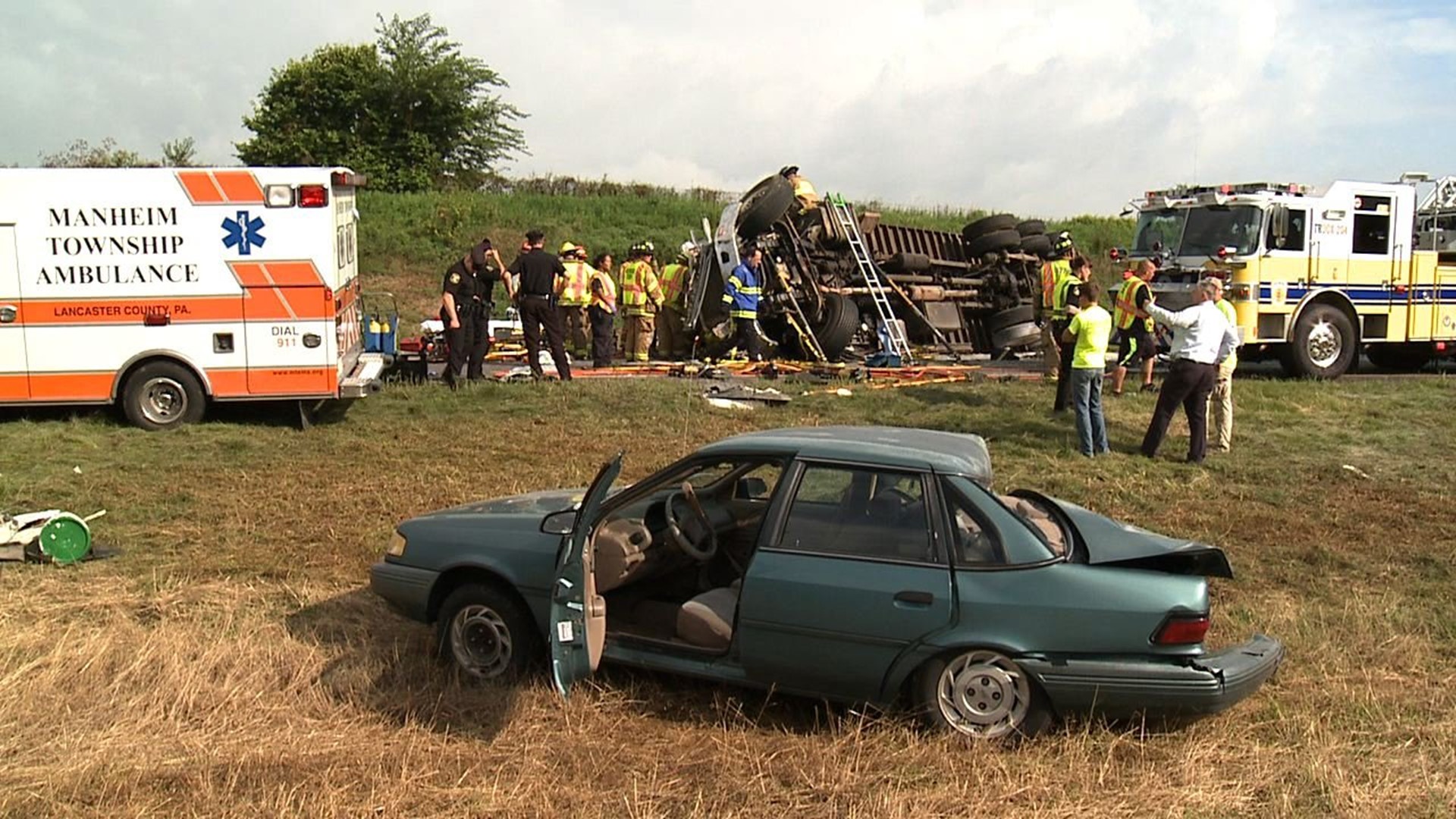 Multivehicle crash creates delays along Route 222