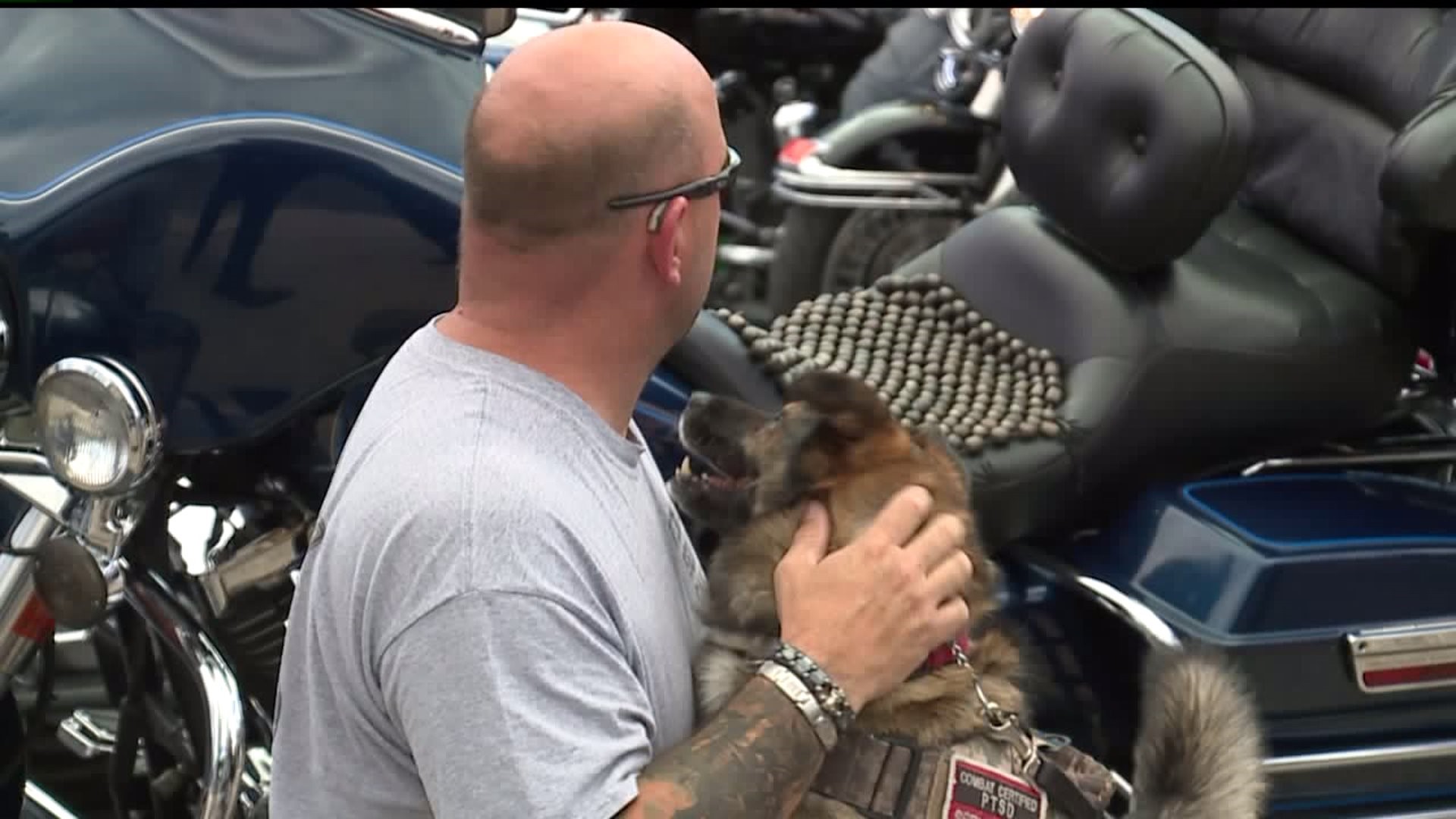 Bikers ride to benefit Veterans Service Canine Program in Lancaster County