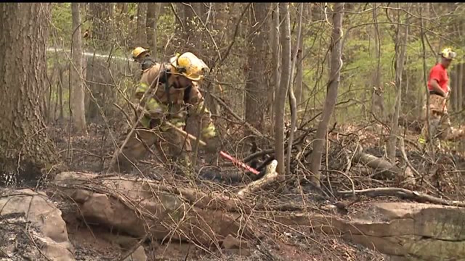 Central PA brush fires