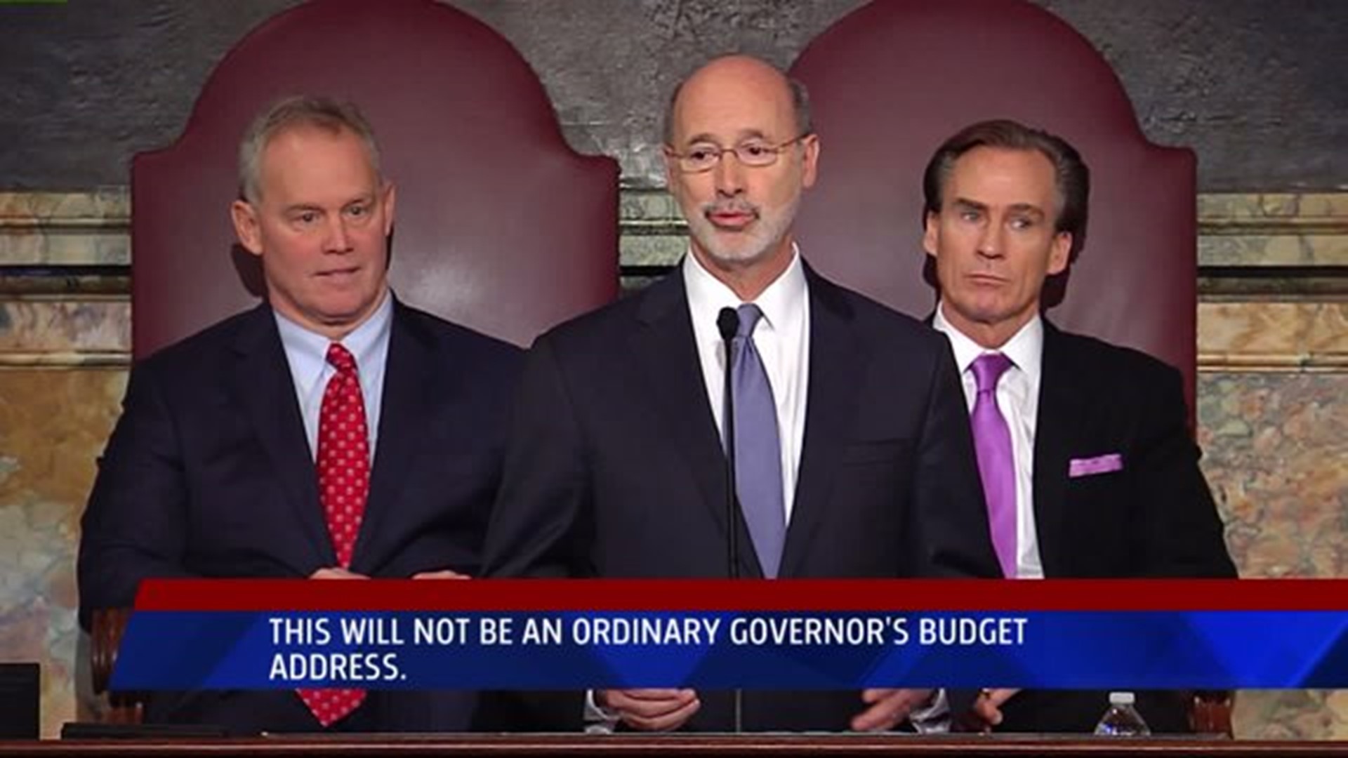 Gov. Tom Wolf presents the 2016-2017 State Budget