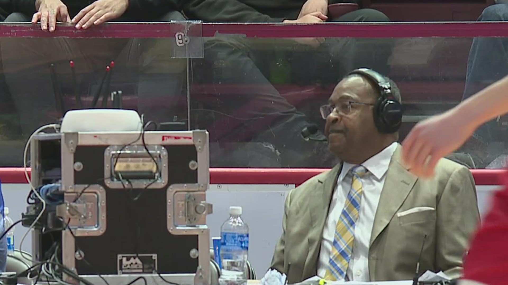 Smallwood enjoys his first year in the broadcast booth.