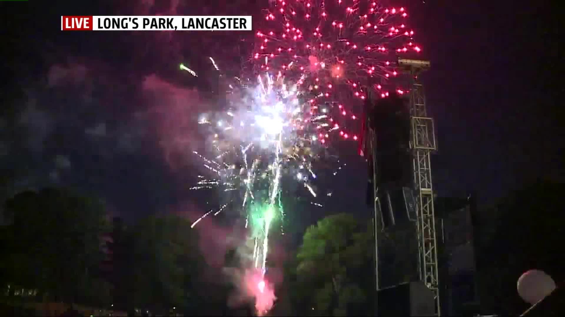 Long's Park Fireworks special