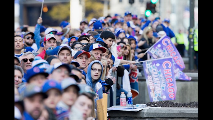 Chicago Cubs parade: Millions of fans swarm streets