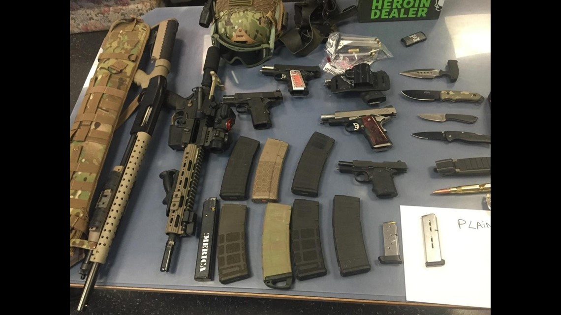 Three people from PA with guns, body armor, knives, arrested on route ...