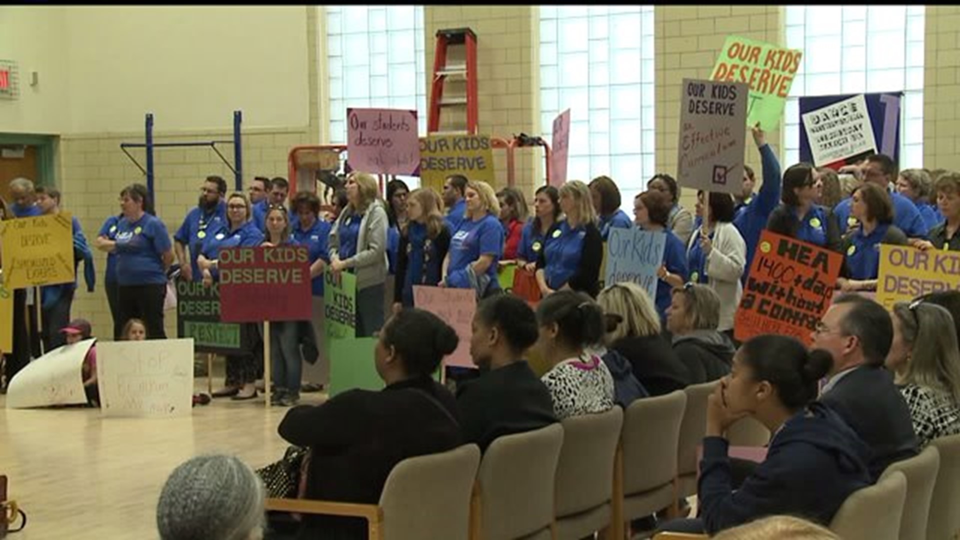 Harrisburg school employees` union authorizes strike after district recovery plan presented