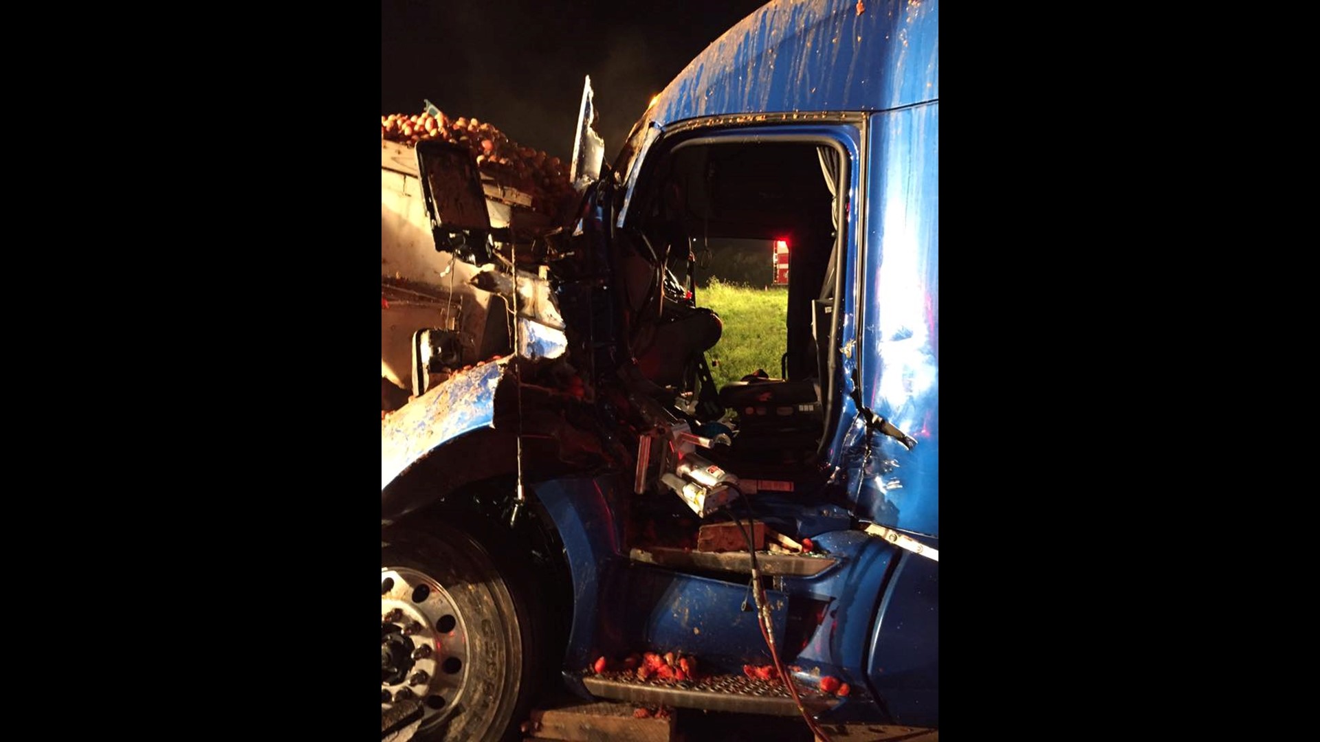 One person taken to the hospital after tractor-trailer crash leads to ...