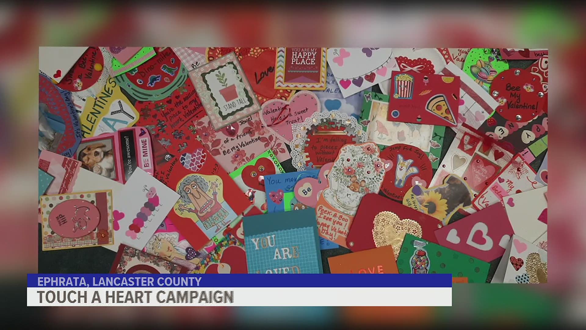 This initiative allows nursing home residents, veterans and soldiers to receive handmade Valentine's Day cards.