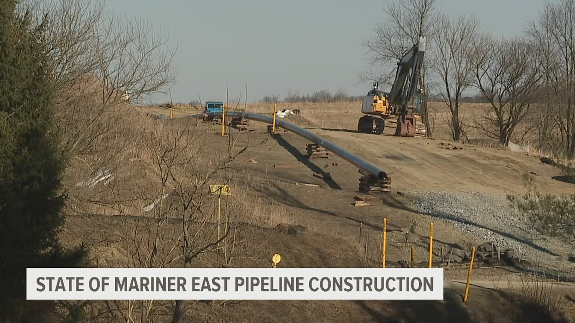 Pennsylvania's own major pipeline, Mariner East, continues to deal with its own struggles.